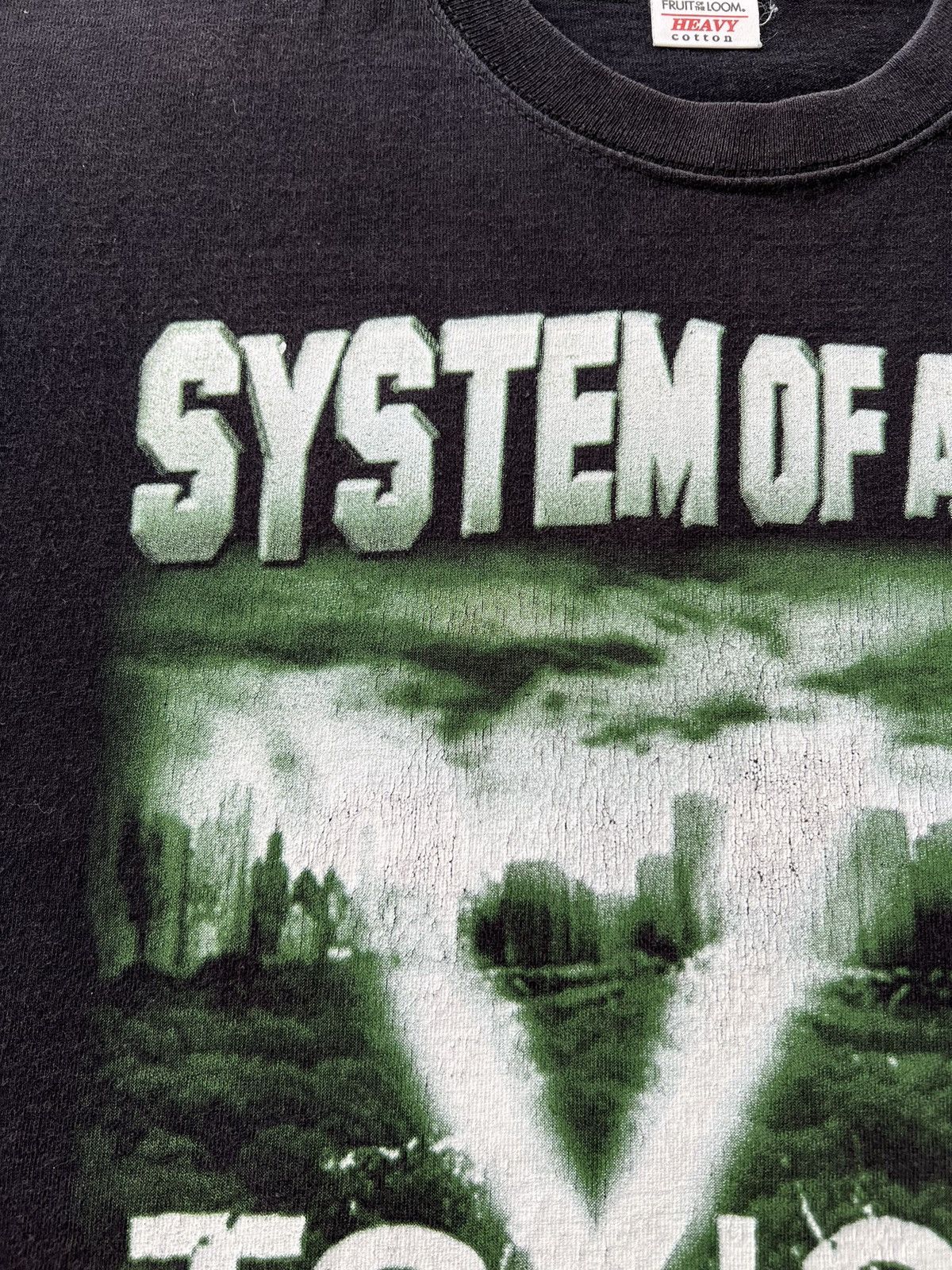 Band Tees Vintage 2000s System of a Down Toxicity Black T-shirt Size US M / EU 48-50 / 2 - 5 Thumbnail
