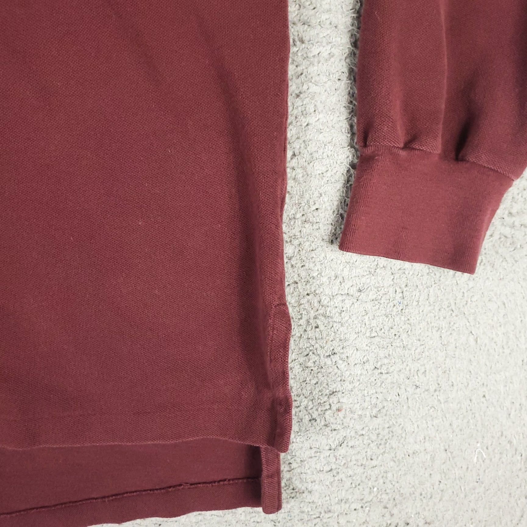 Ralph Lauren VINTAGE Ralph Lauren Polo Shirt Mens 2XL Red Solid Long Sleeve Button Collar Logo Classic Preppy Mens Size US XXL / EU 58 / 5 - 5 Thumbnail