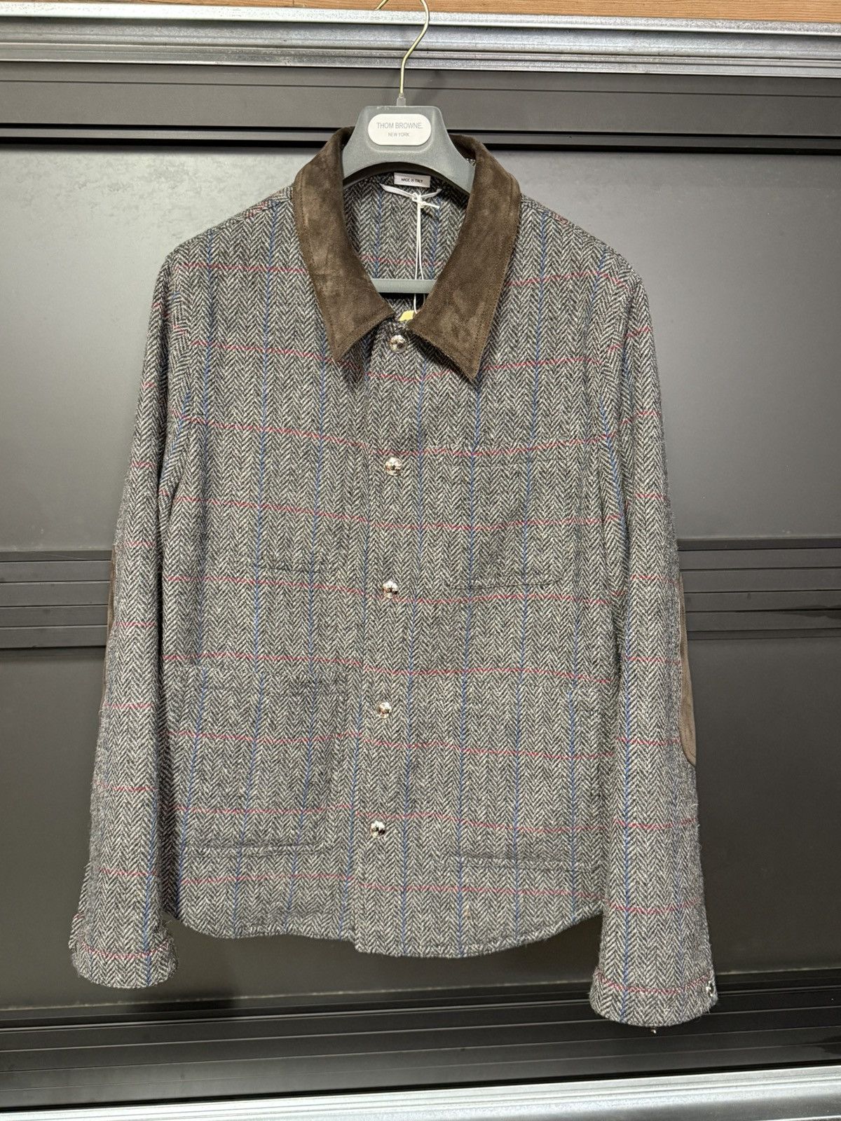 Thom Browne Thom Browne Tweed Utility Jacket BNWT Size 2 + Bag & Hanger Size US M / EU 48-50 / 2 - 1 Thumbnail