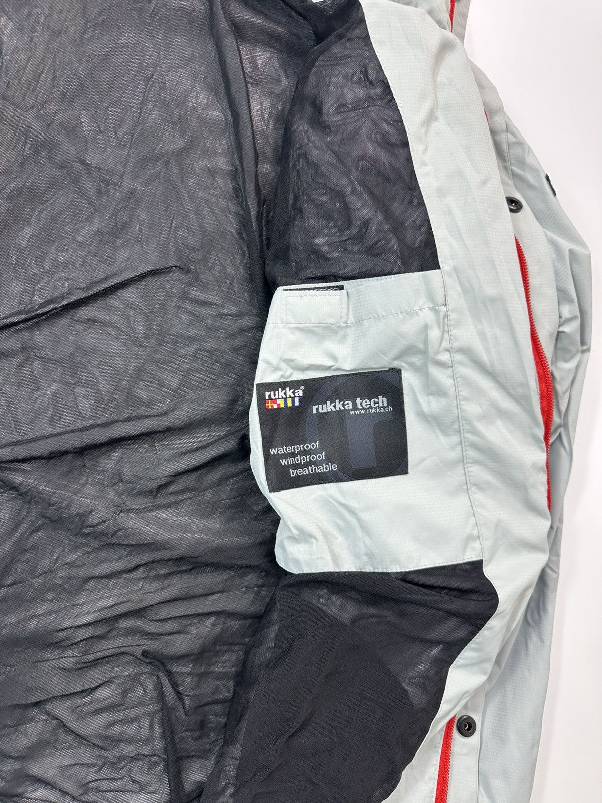 Vintage rukka Tech Jacket Packable Jacket Men's Waterproof Size US L / EU 52-54 / 3 - 13 Thumbnail