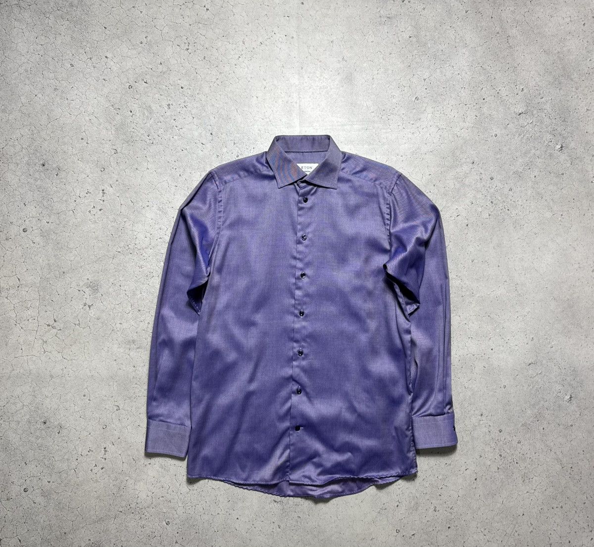 Eton Eton Luxury Button Up Purple Shirt Size M Size US M / EU 48-50 / 2 - 1 Thumbnail
