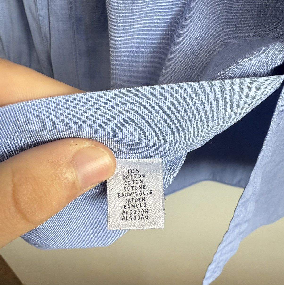 Ralph Lauren Purple Label Ralph Lauren Purple Label Blue Shirt Size US S / EU 44-46 / 1 - 4 Thumbnail