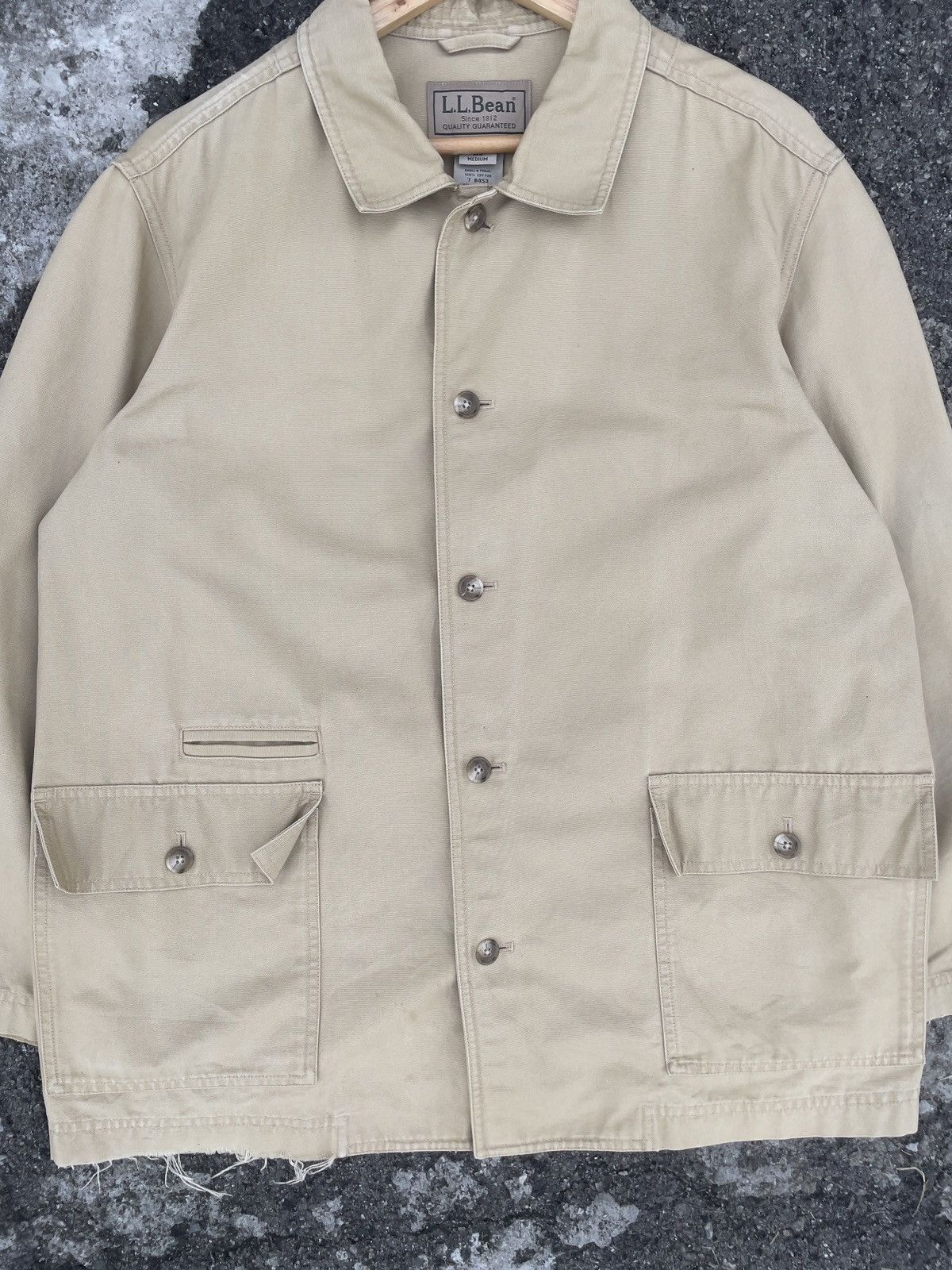 L.L. Bean Vintage LL Bean Chore Jacket Distressed Size US M / EU 48-50 / 2 - 5 Thumbnail