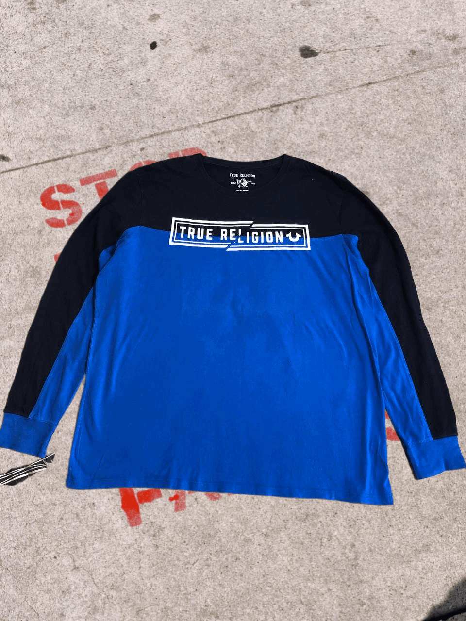 True Religion True Religion Shirt World Tour Drips Elongated Long Sleeve Size US XXL / EU 58 / 5 - 1 Thumbnail