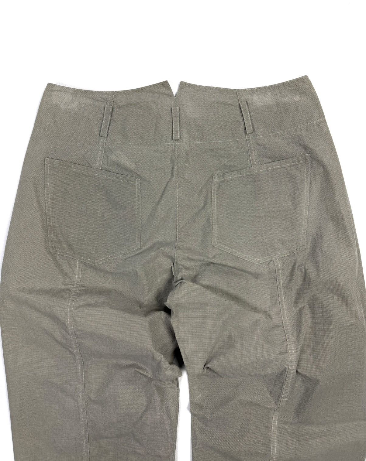 Annette Gortz Annette Görtz Rare Waxed Pants Gingham Beige L/XL Avantgarde Size 36" / US 14 / IT 50 - 10 Thumbnail