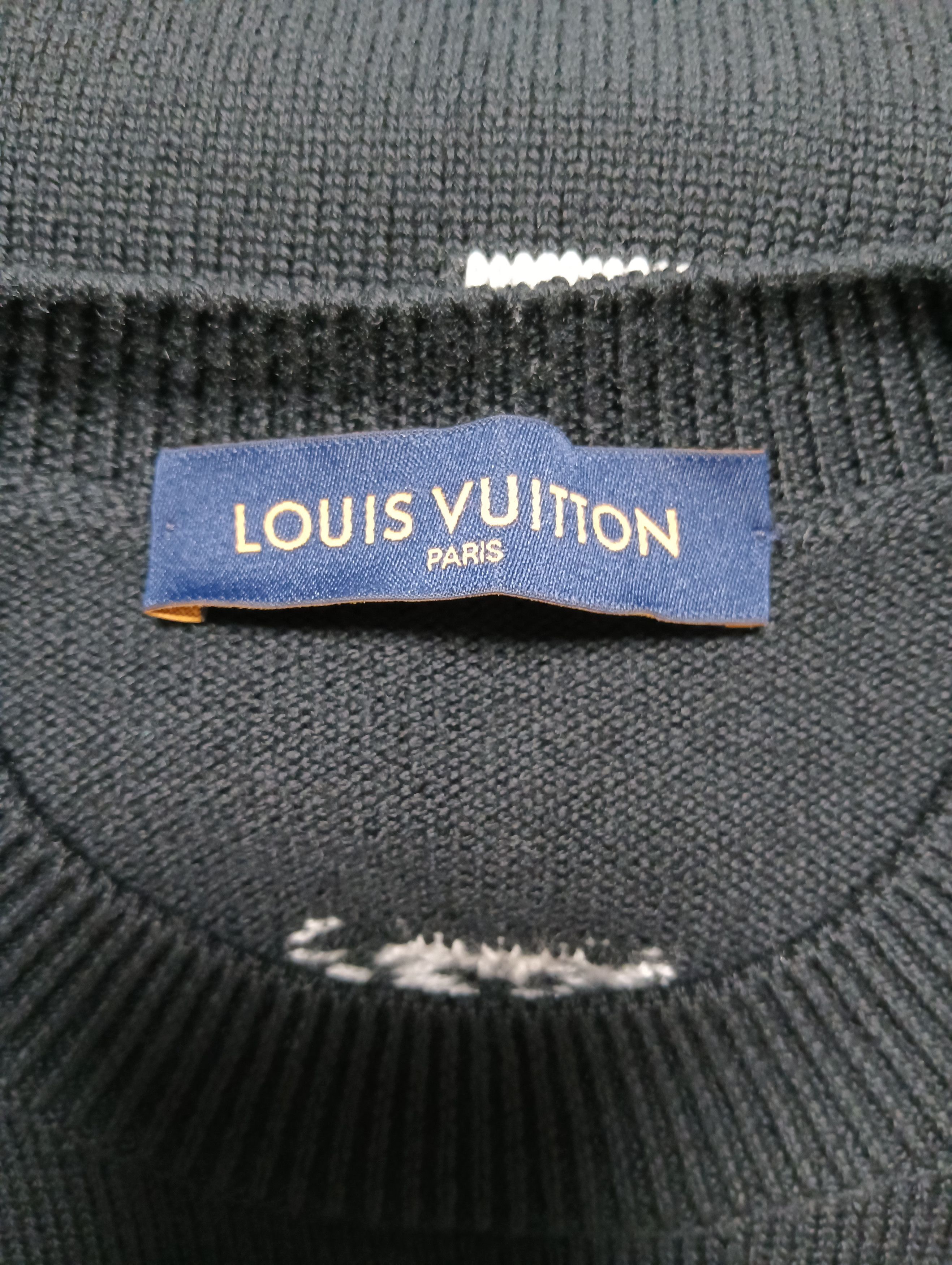 Louis Vuitton Intarsia Clock Logo Sweater Size US M / EU 48-50 / 2 - 4 Thumbnail