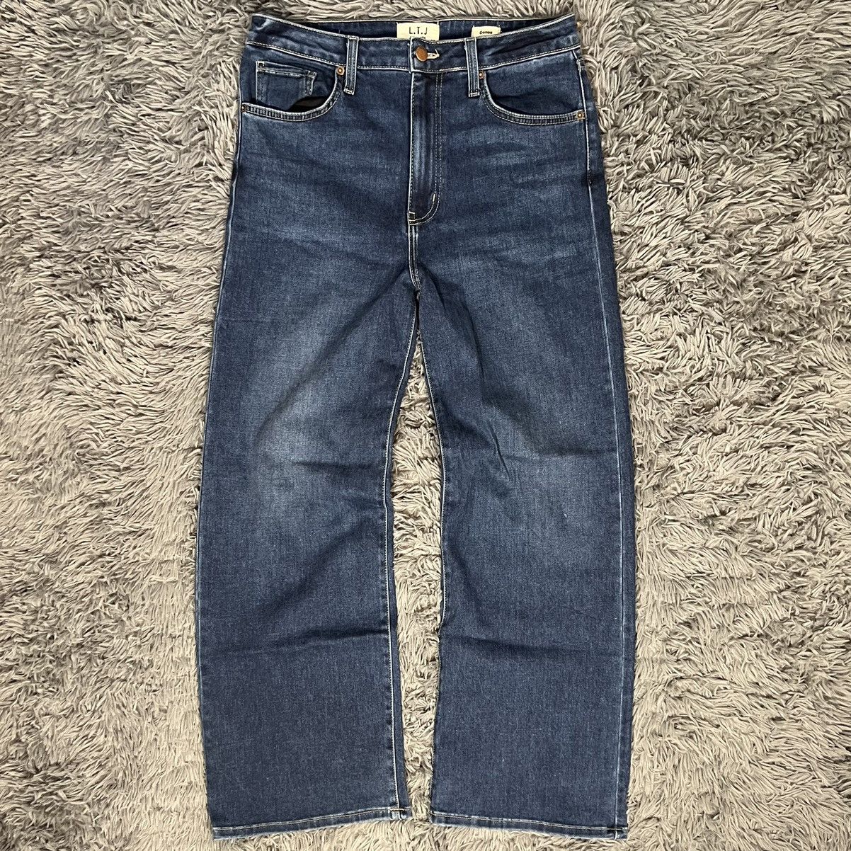 Streetwear Y2K 2000s Baggy Wide Leg Balenciaga-Like Dark Wash Jeans ...