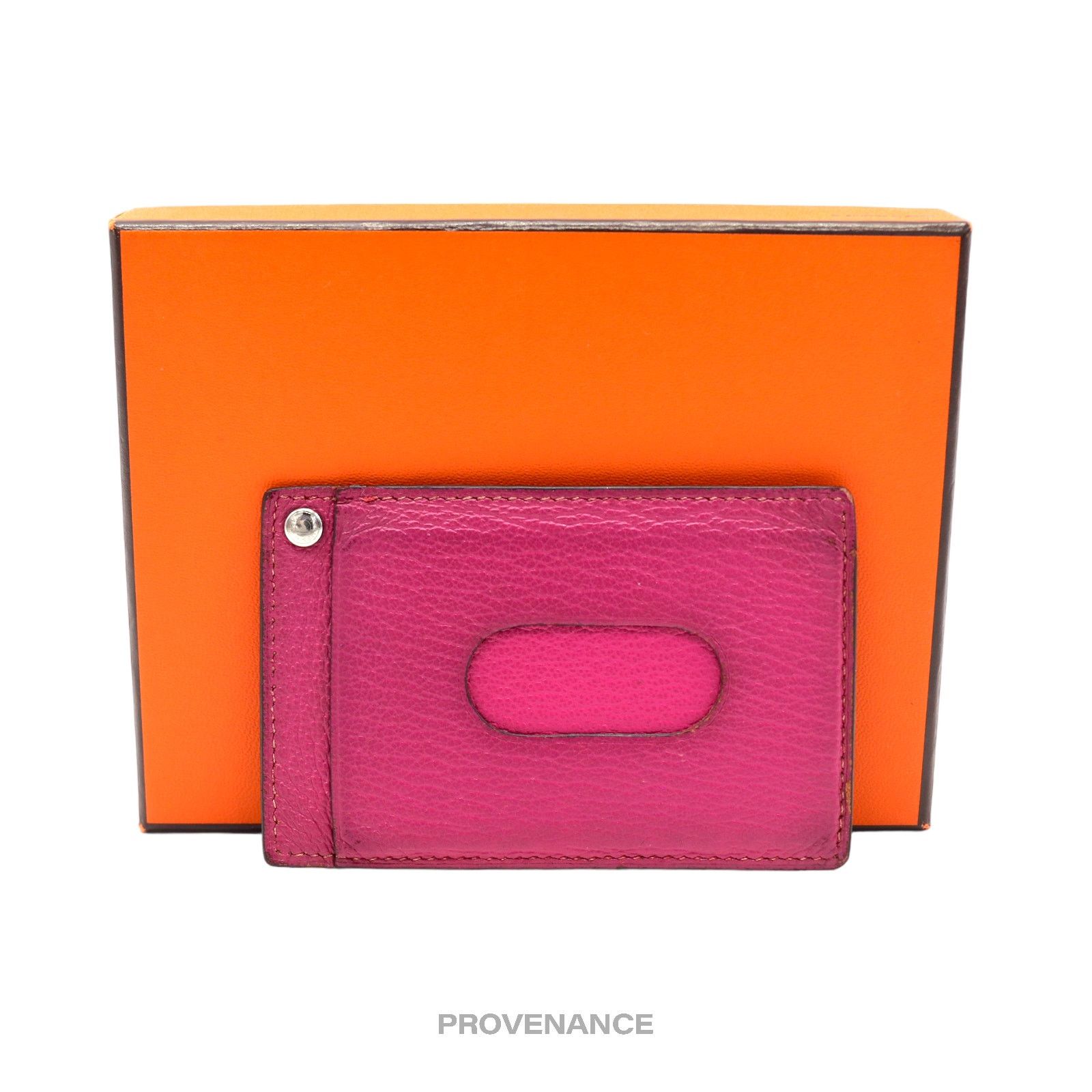 Hermes 🔴 Hermes Sellier Card Holder Wallet - Pink Leather Size ONE SIZE - 2 Thumbnail