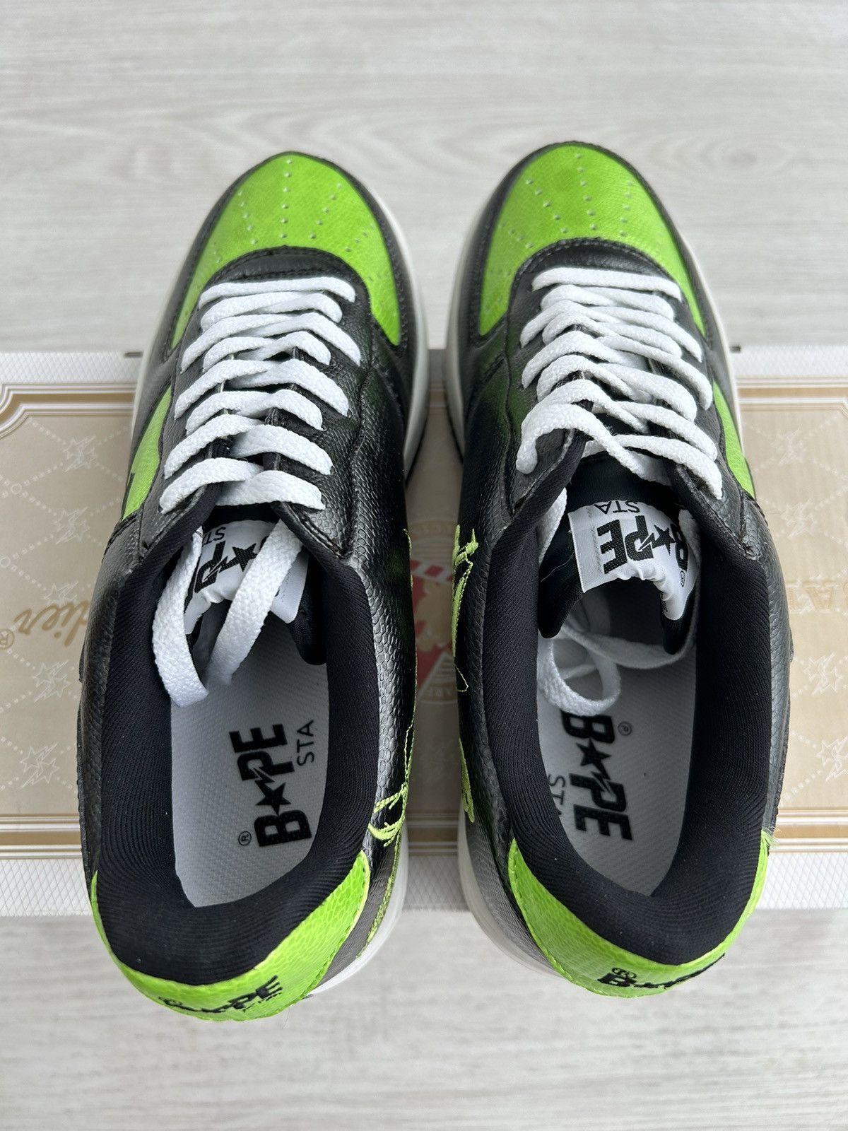 Bape × Futura VERY RARE OG 2003 A BATHING APE X UNKLE SNAKESKIN BAPESTA Size US 9 / EU 42 - 8 Thumbnail