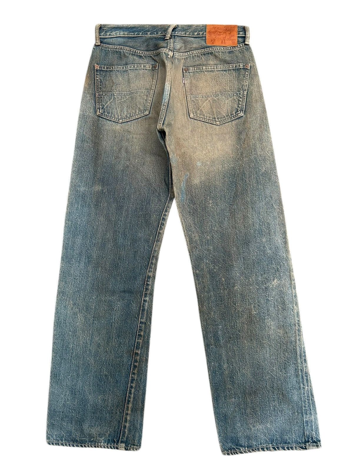 Kapital Vintage The Blue of an Selvedge Distressed Rusty Denim Jeans Size US 32 / EU 48 - 2 Thumbnail