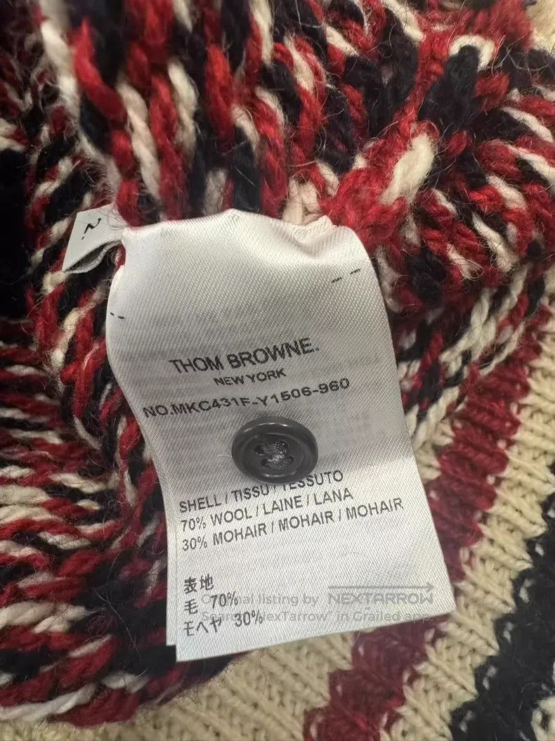 Thom Browne Thom Browne Contrast Color Cardigan Size US M / EU 48-50 / 2 - 5 Thumbnail