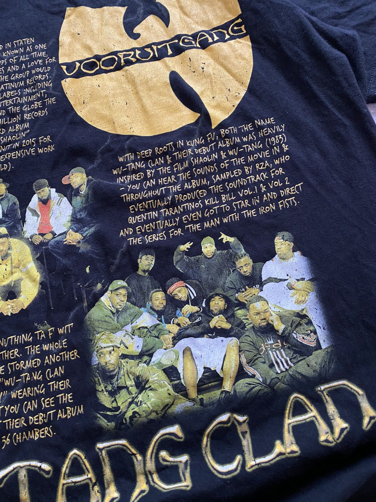 Rap Tees × Vintage × Wu-Tang Clan Vintage Wu Tang Clan FOREVER Big Logo T-Shirt 90s Rap Tee Size US L / EU 52-54 / 3 - 6 Thumbnail
