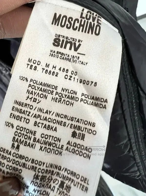 Moschino Moschino Black Quilted Men's Down Jacket . Size US M / EU 48-50 / 2 - 6 Thumbnail