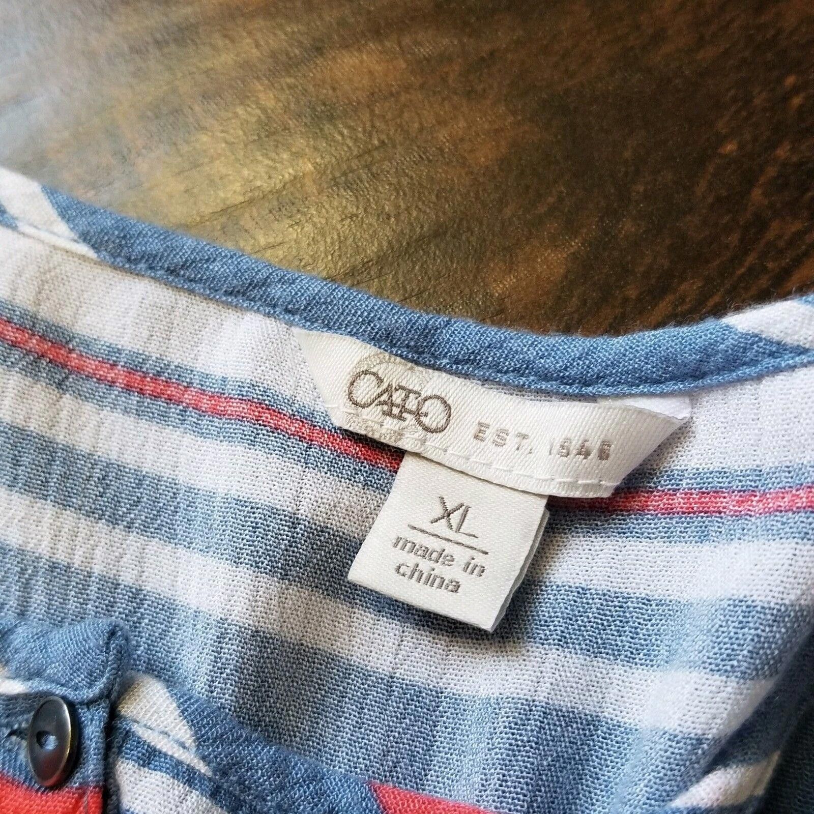Cartoon Network Cato Top Extra Large Womens Long Sleeve Striped Summer Light Size L / US 10 / IT 46 - 3 Thumbnail