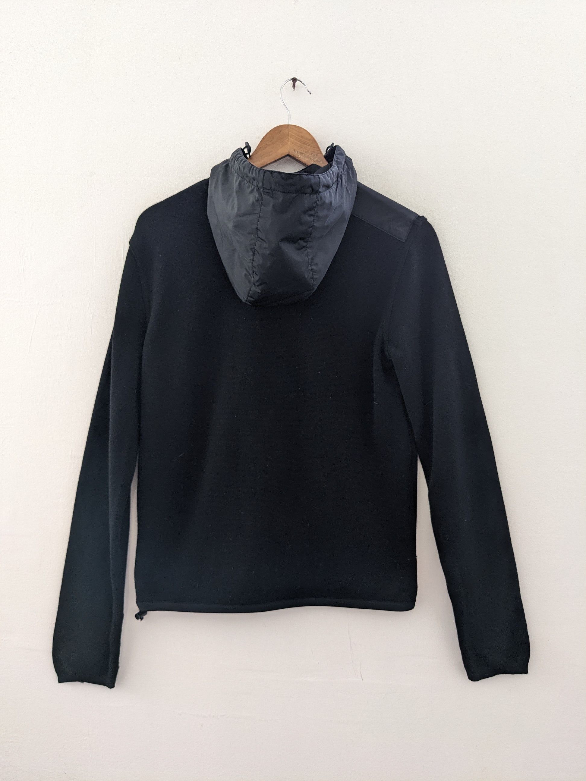 Prada Vintage Prada Hoodie Jacket Black Size M / US 6-8 / IT 42-44 - 21 Thumbnail