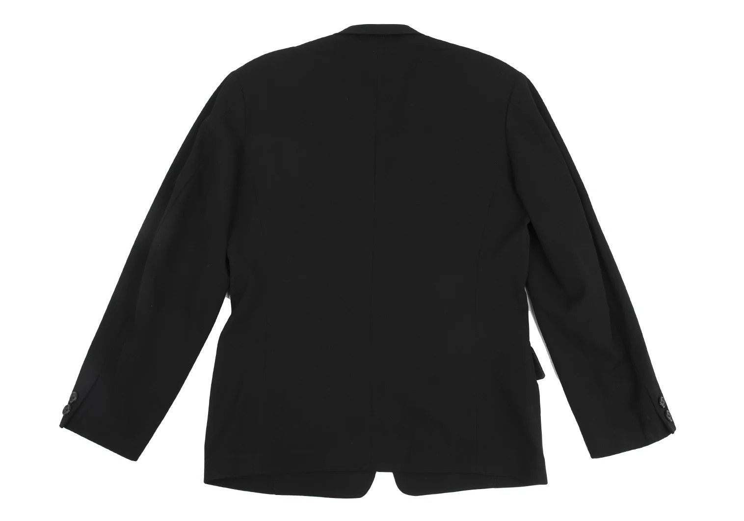 Yohji Yamamoto Yohji Yamamoto Wool Gabardine Jacket Black M Size US M / EU 48-50 / 2 - 16 Thumbnail