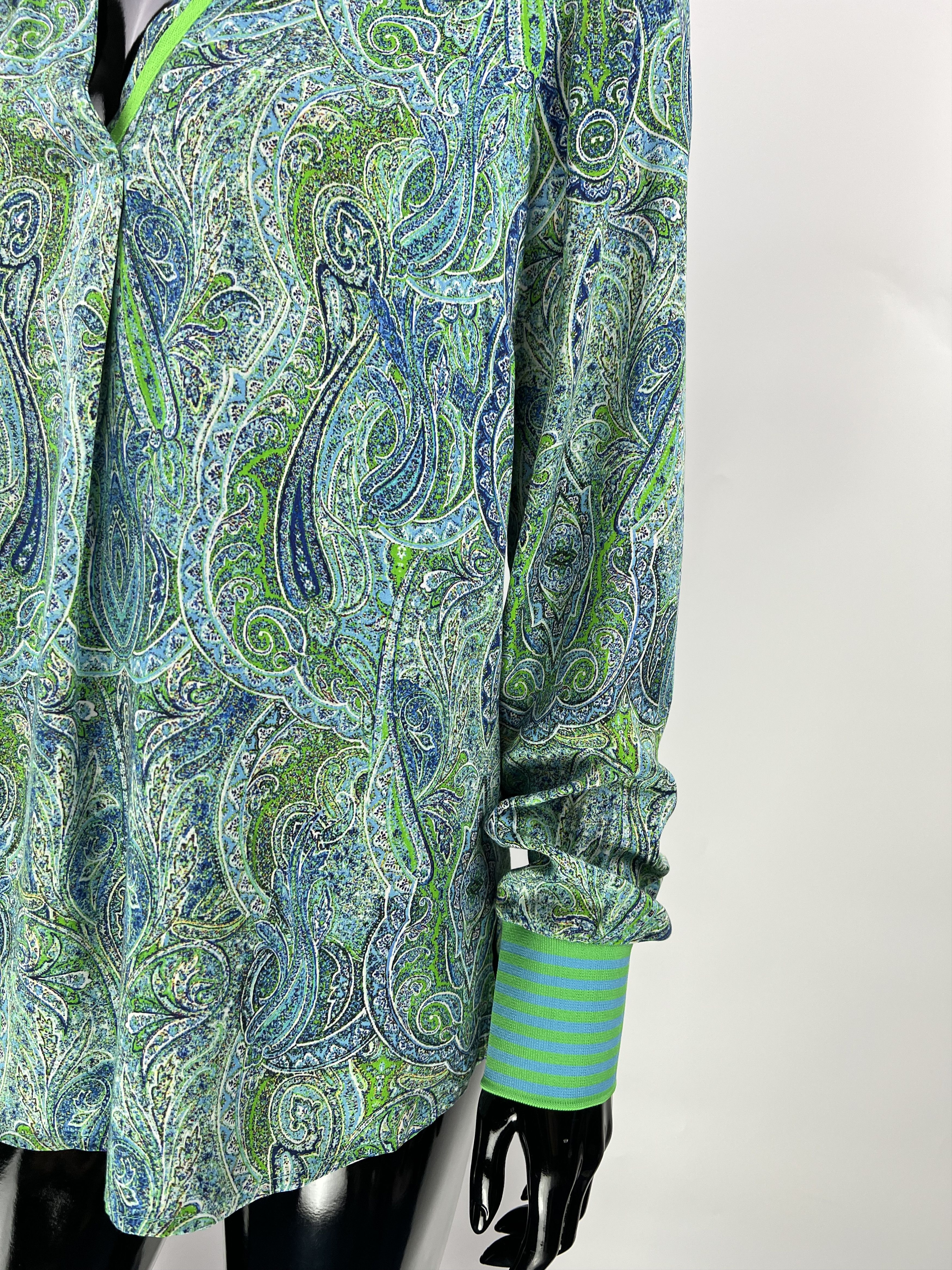 Designer × Other Emily Van Den Bergh Paisley Print Blouse Shirt Top Size 36 Size S / US 4 / IT 40 - 6 Thumbnail