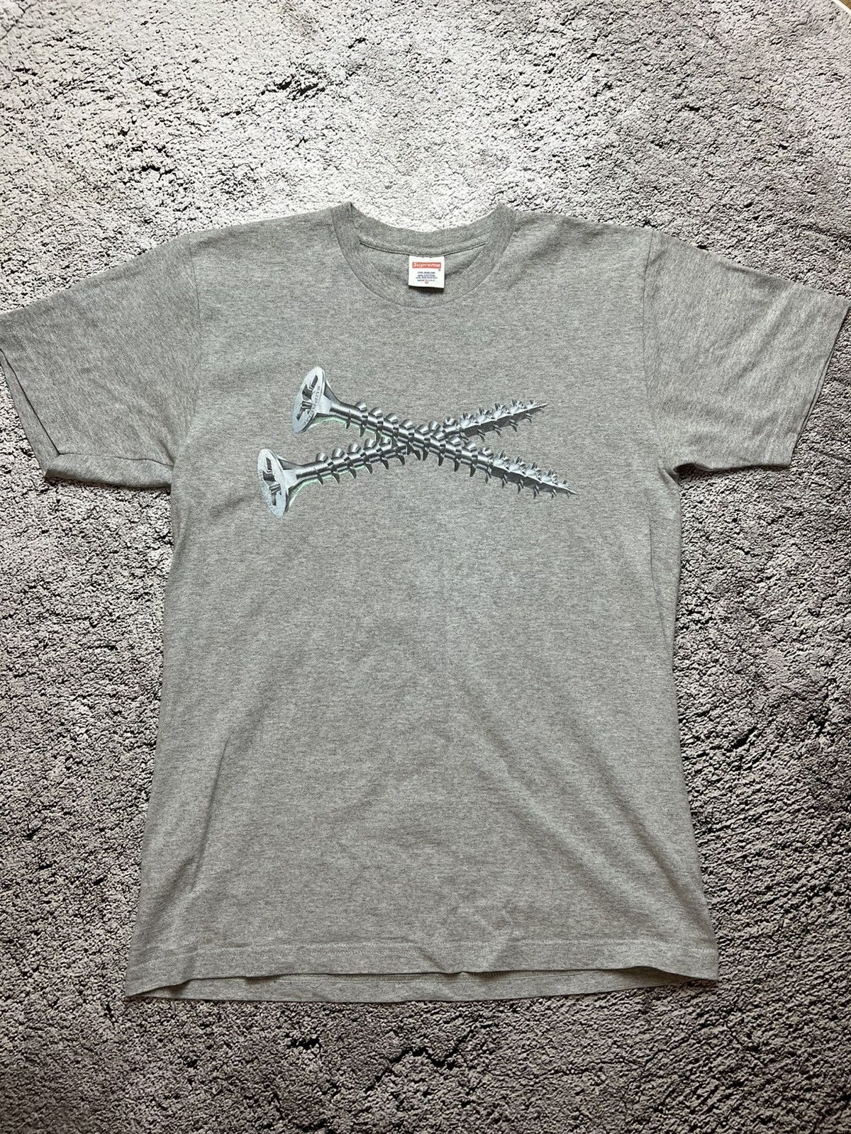 Supreme Supreme FW16 rare screws tee Size US M / EU 48-50 / 2 - 2 Thumbnail
