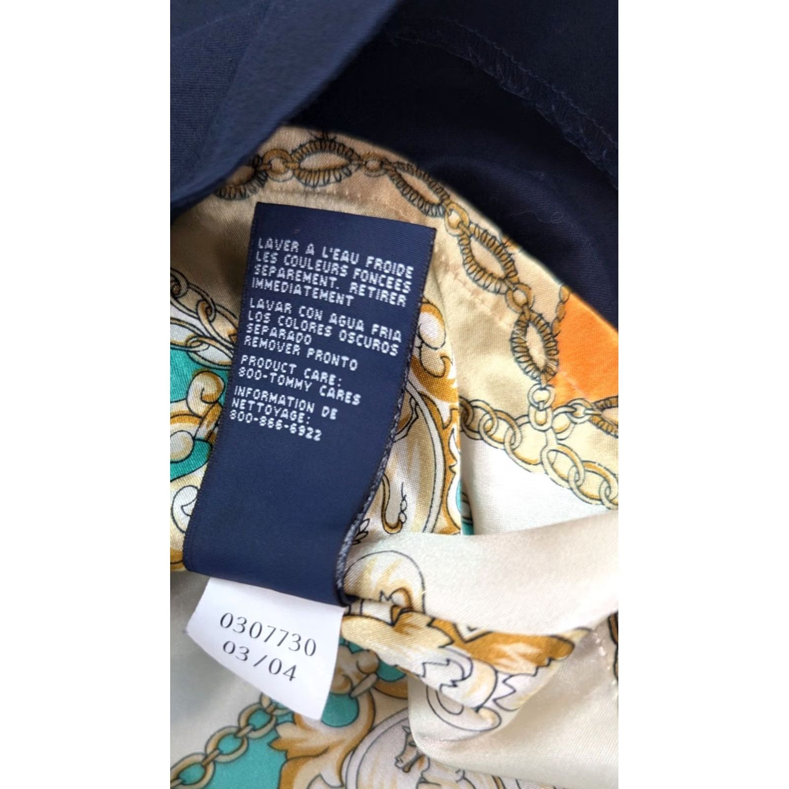 Tommy Hilfiger Tommy Hilfiger Navy Blue Sheath Dress Women 6 Equestrian Chain Lined Zip Back Size M / US 6-8 / IT 42-44 - 6 Thumbnail