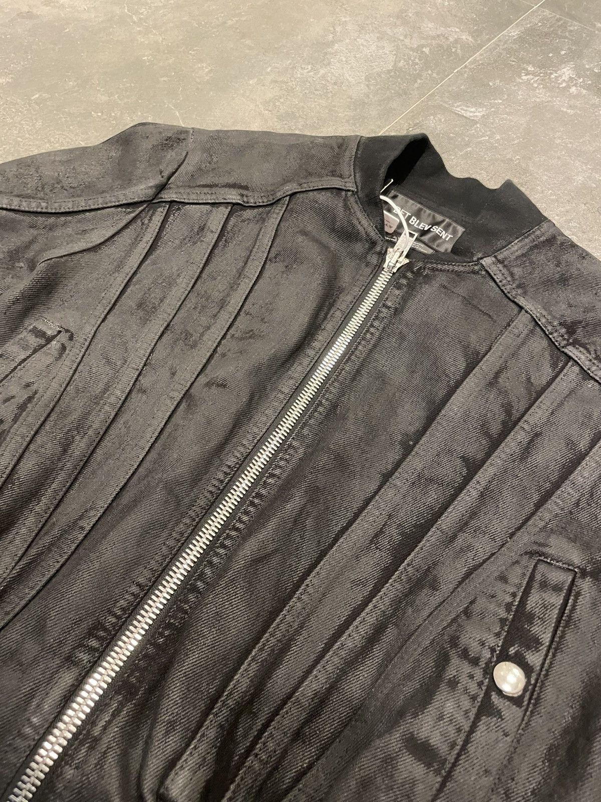 Other Det Blev Sent Waxed Locust Denim Jacket Size US M / EU 48-50 / 2 - 3 Thumbnail
