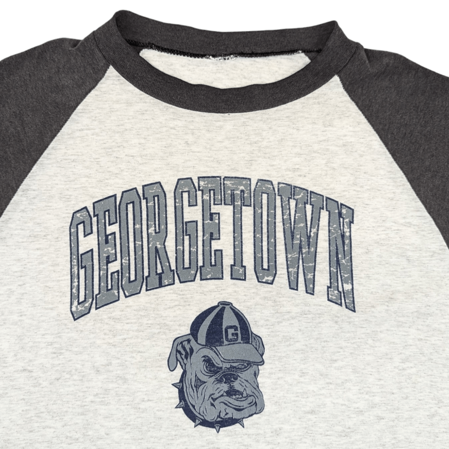 NFL Vintage 90's GEORGETOWN HOYAS American Football T-Shirt Size US XL / EU 56 / 4 - 4 Thumbnail