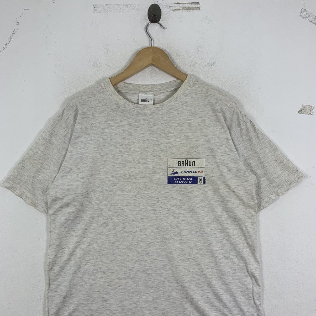 Braun Vintage 1998 BRAUN FRANCE FIFA World Cup Shaver Tshirt Size US M / EU 48-50 / 2 - 3 Thumbnail