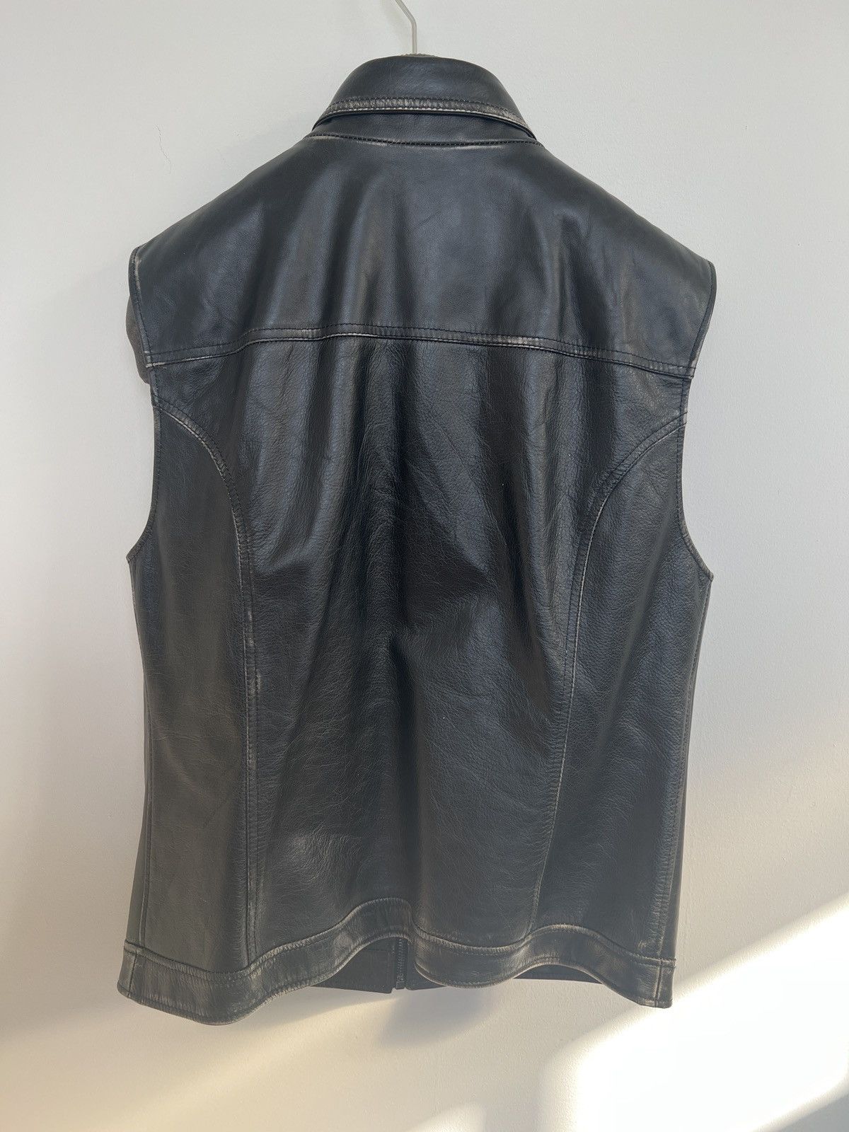 Dolce & Gabbana Dolce & Gabbana rare motorcycle leather vest Size US L / EU 52-54 / 3 - 8 Thumbnail