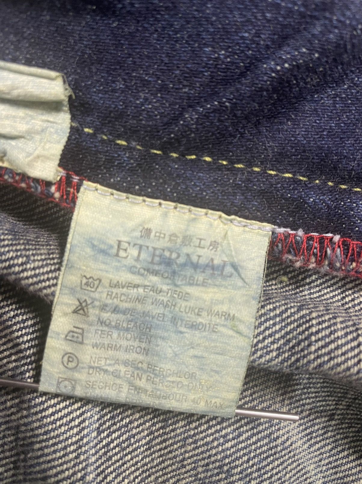 Eternal Vintage Eternal Dragon Embroidered Short Jeans Size US 34 / EU 50 - 9 Thumbnail