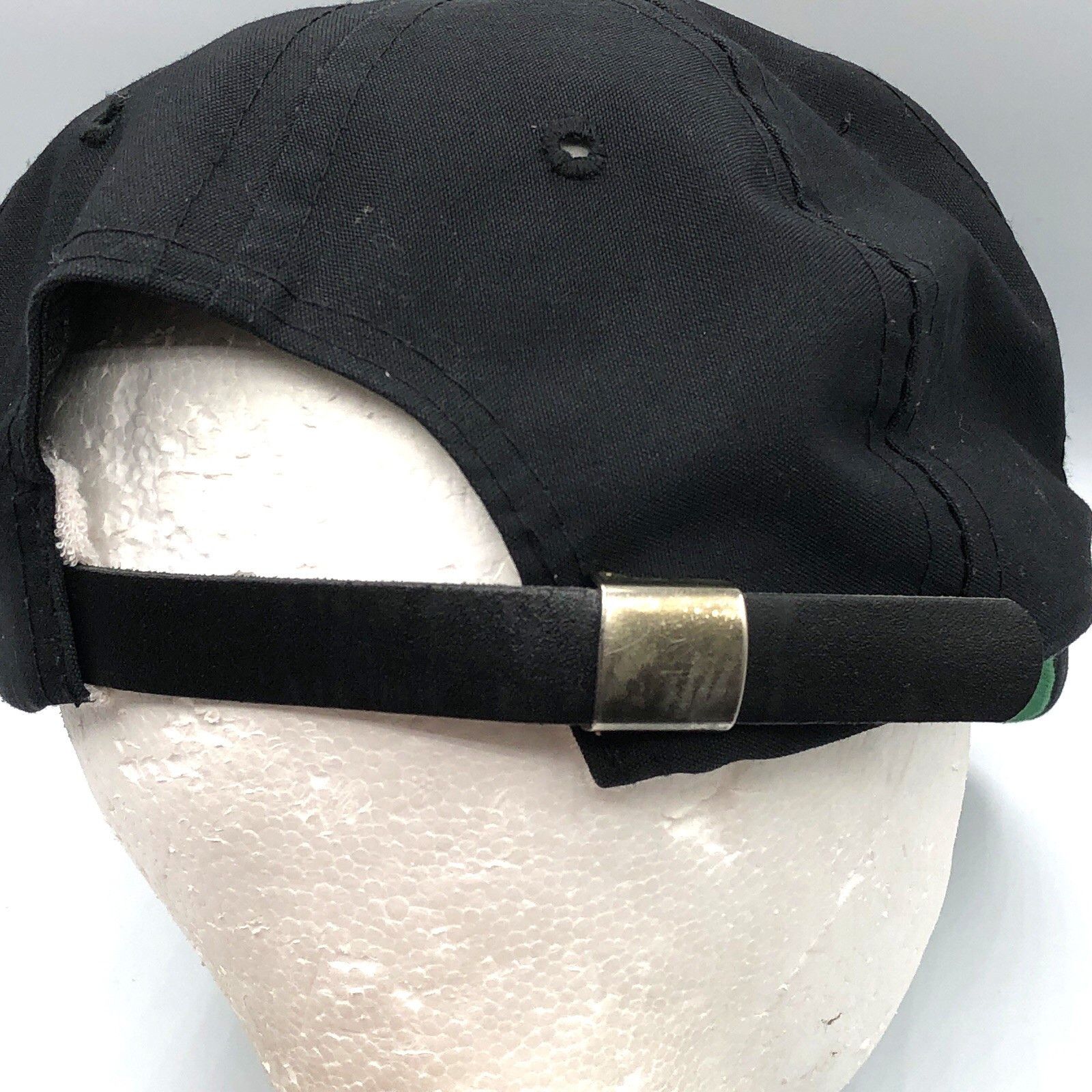 Vintage Vintage Ski Mt Abrom Black Rope Hat Leather Strapback Size ONE SIZE - 5 Thumbnail