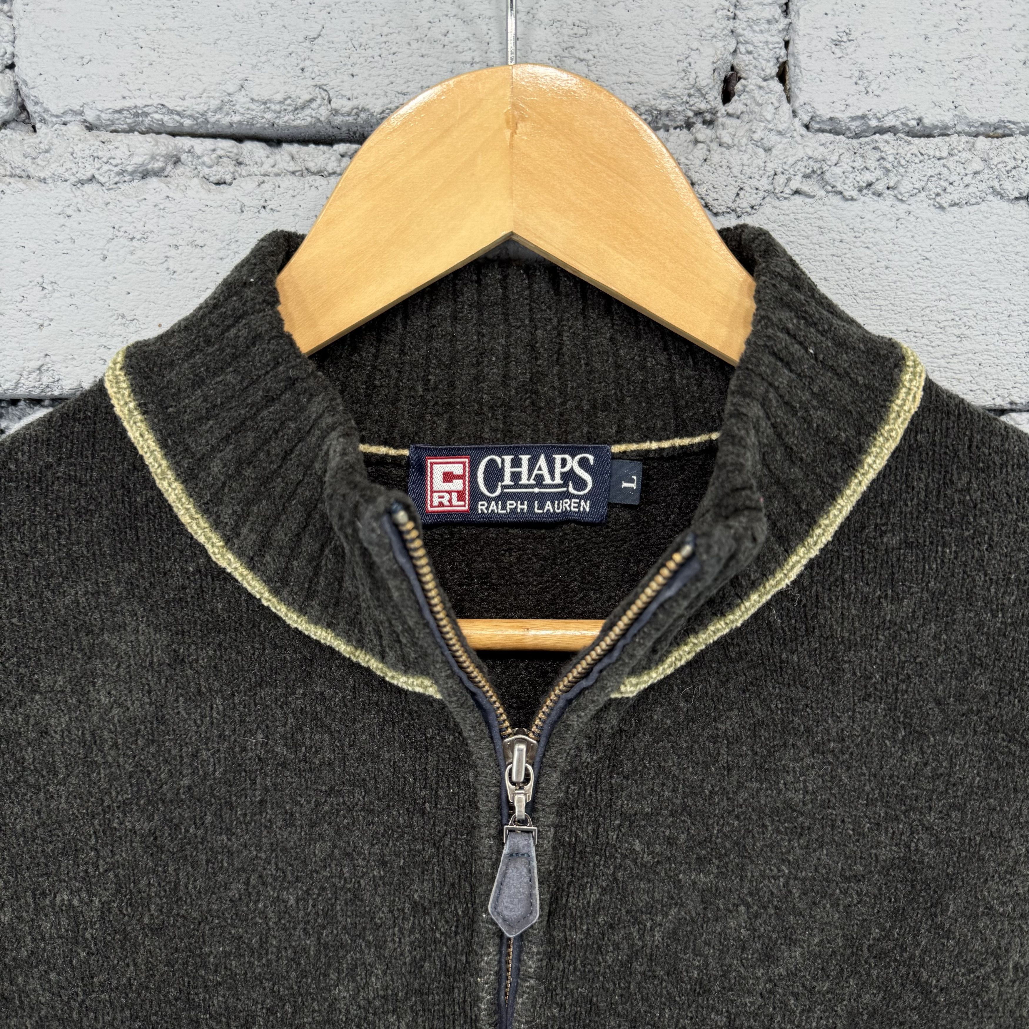 Chaps Ralph Lauren Vintage Chaps Ralph Lauren 1/4 Zipper Sweater Streetwear Size US L / EU 52-54 / 3 - 4 Thumbnail