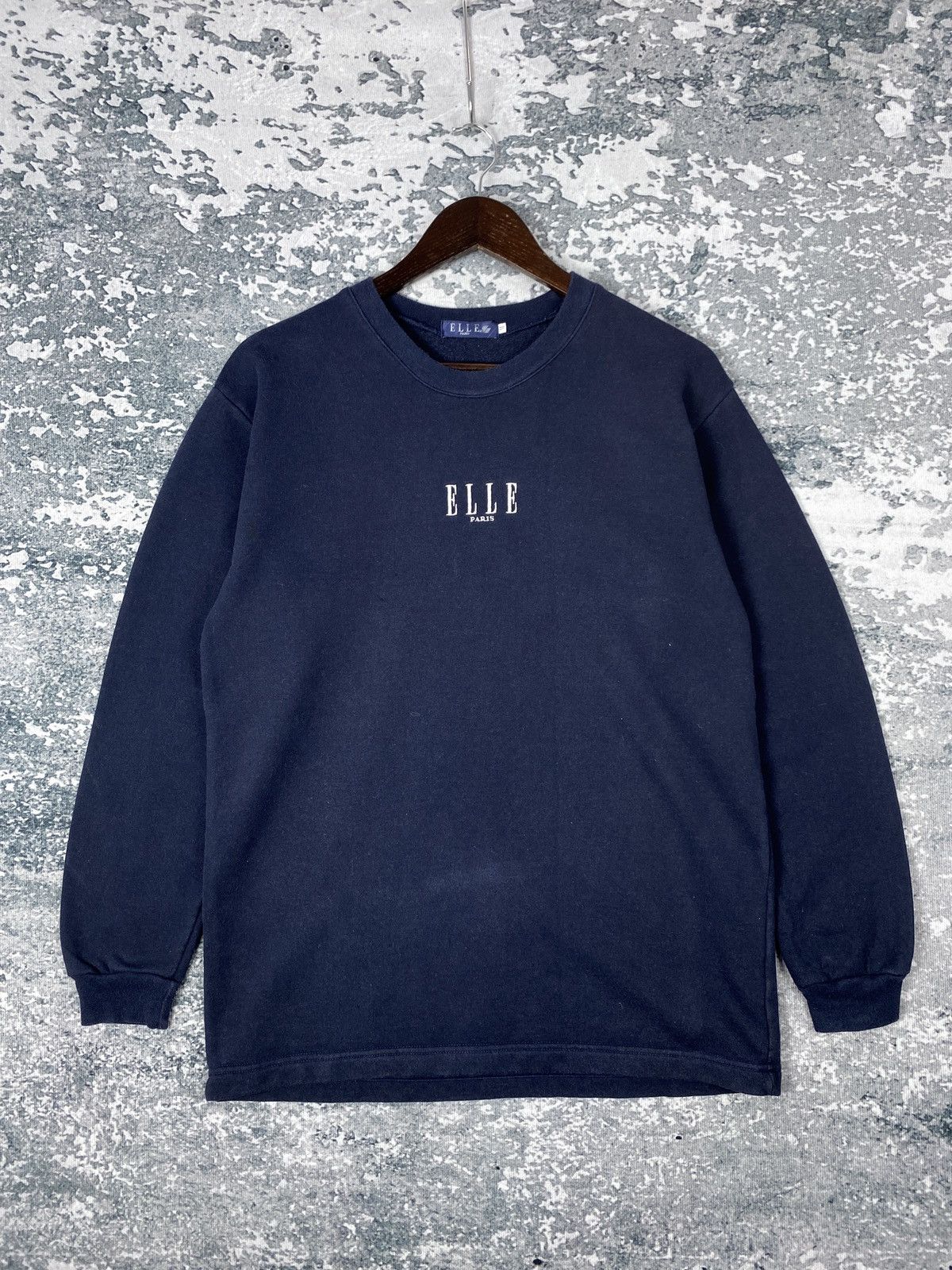 Designer Vintage Elle Paris Crewneck Sweatshirts Size US M / EU 48-50 / 2 - 1 Thumbnail