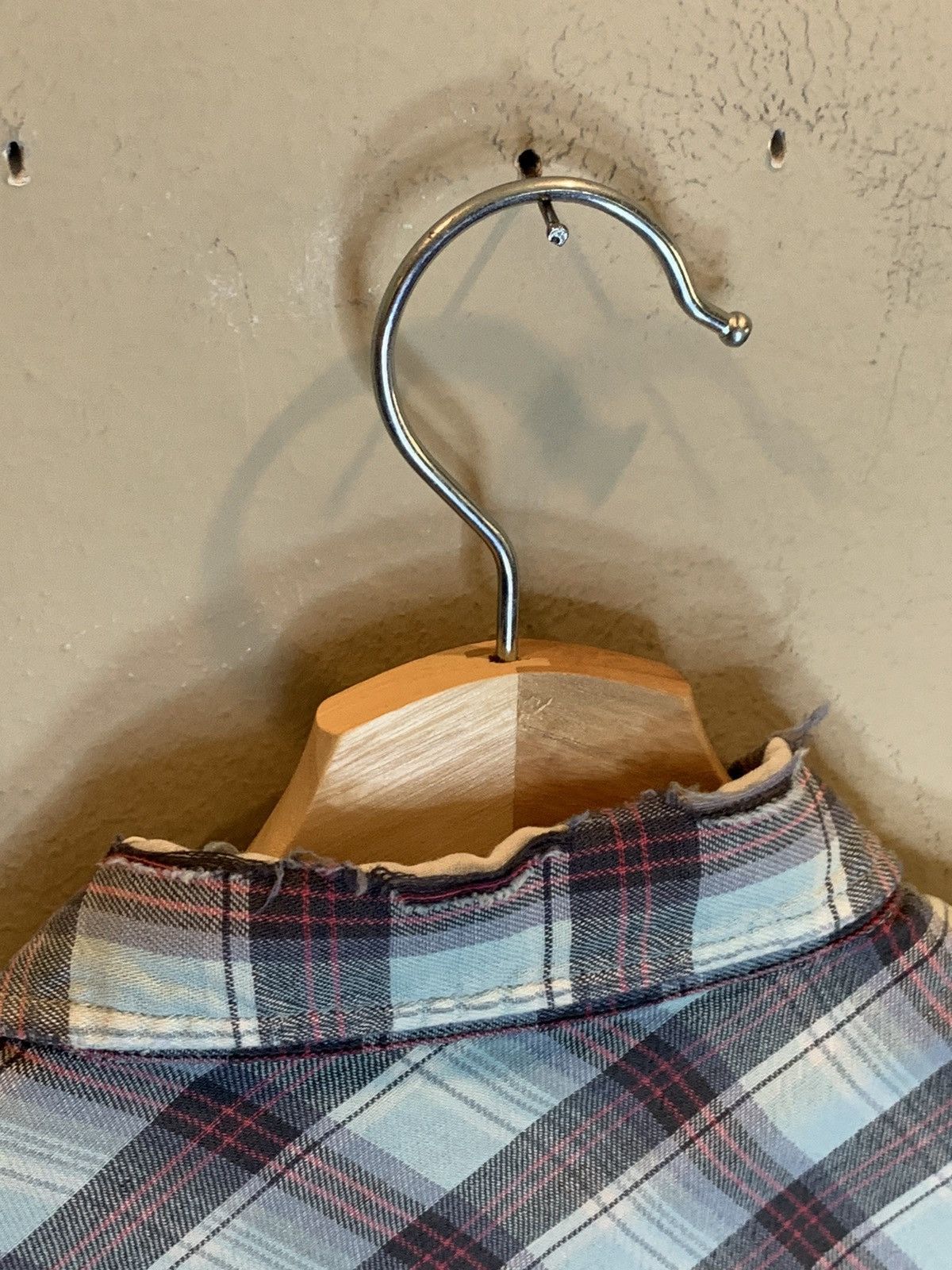 RRL Ralph Lauren RARE* RRL Ralph Lauren Plaid Distressed Western Button Shirt Size US M / EU 48-50 / 2 - 9 Thumbnail