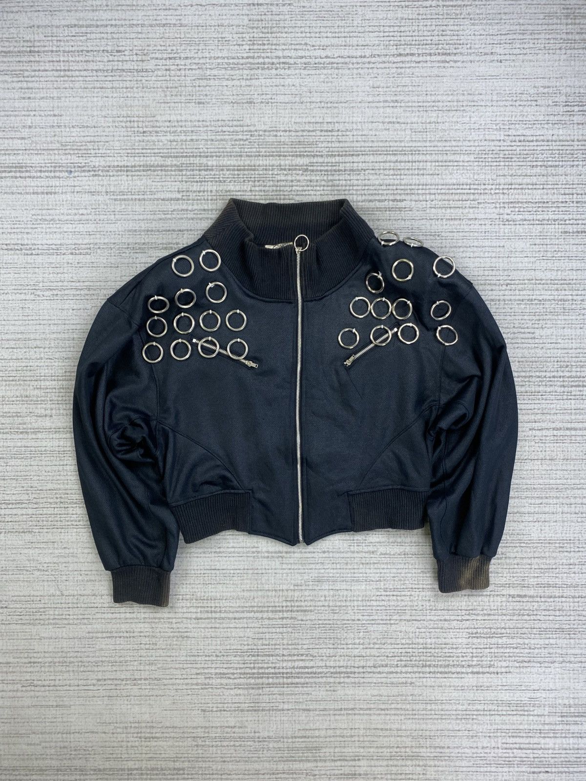 If Six Was Nine × Vintage Vtg All American Official Lover Punk Bondage Cropped Jacket Size US M / EU 48-50 / 2 - 2 Thumbnail