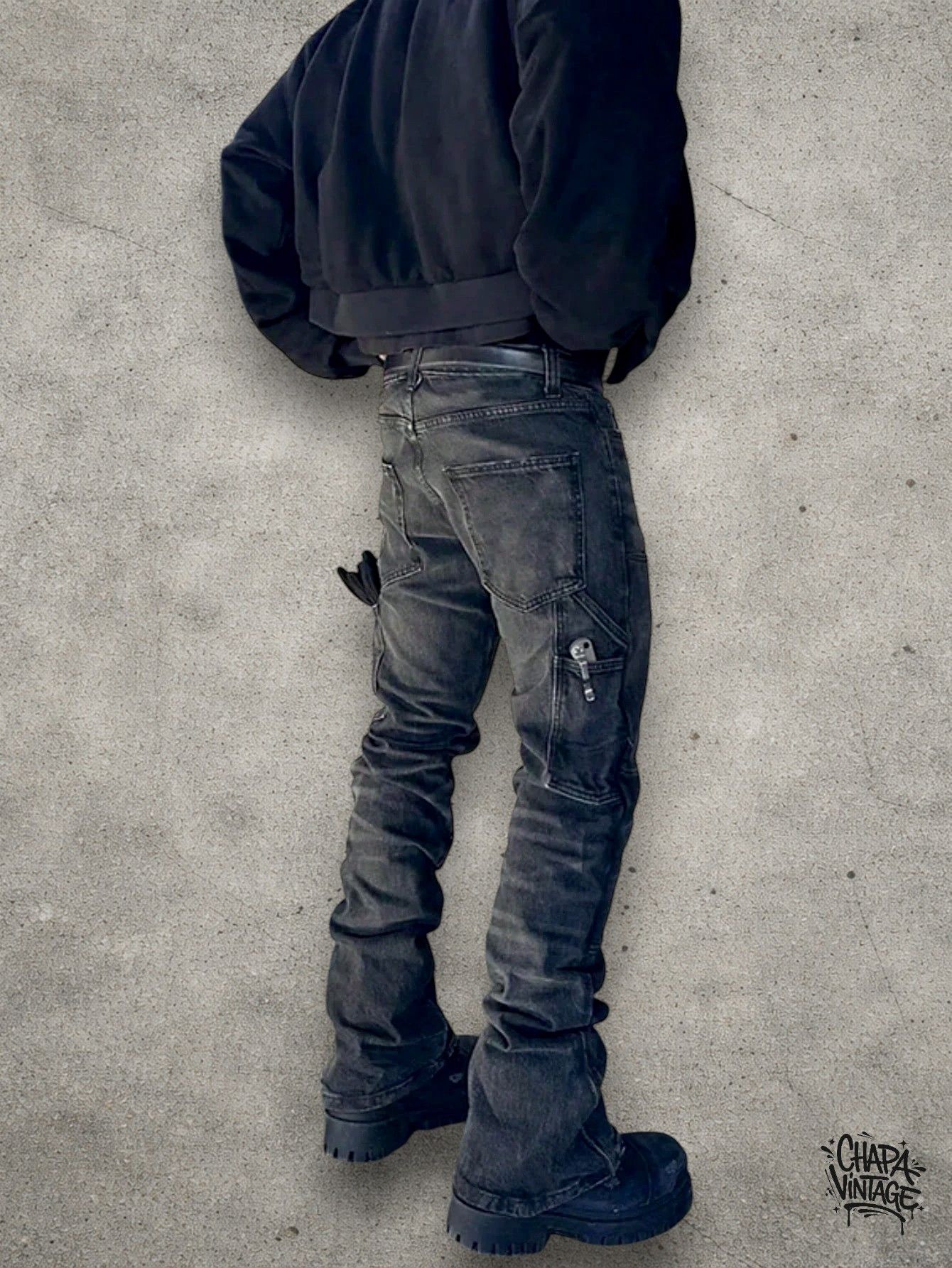 Japanese Brand Slim gray jeans Size US 32 / EU 48 - 3 Thumbnail
