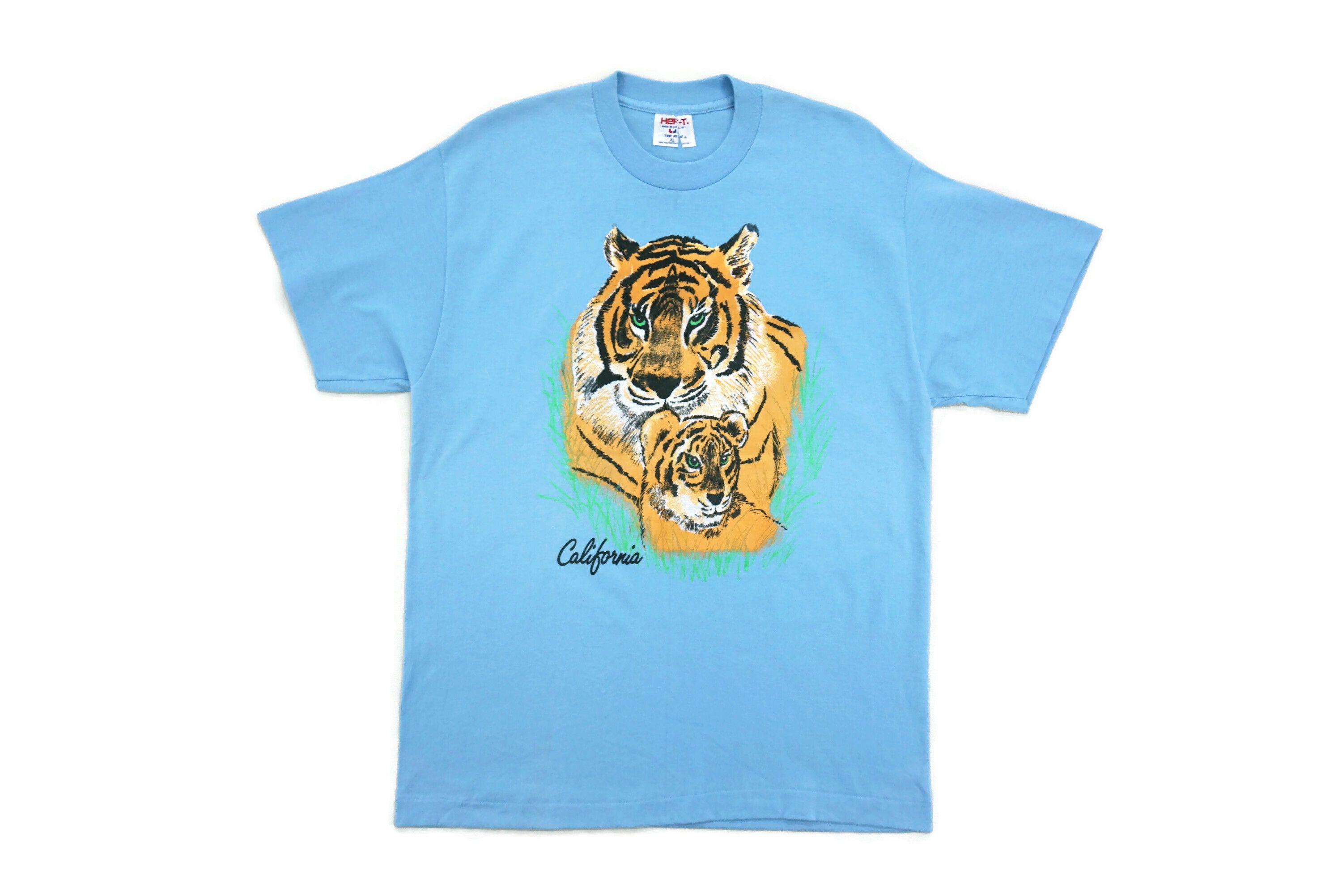 Other California Tiger 90s Vintage Hef-T by Tee Jays Single Stitch Size US XL / EU 56 / 4 - 1 Thumbnail