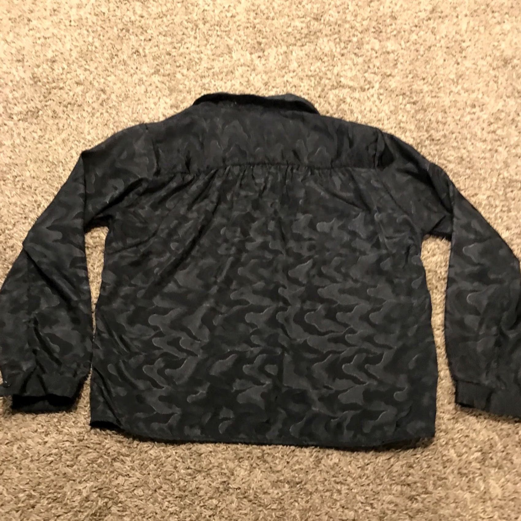 Vintage VINTAGE Risky Business Shirt Black Polyester M 1980s Mens Size M / US 6-8 / IT 42-44 - 4 Thumbnail