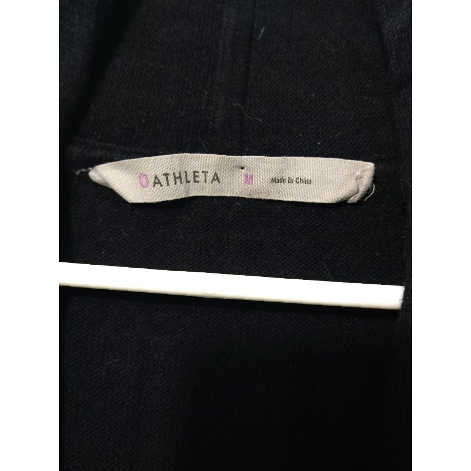 Athleta Athleta Cardigan Sweater Womens Medium Black Open Front Cashmere Blend Atma Lightweight Knit Casual Womens Regular Size M / US 6-8 / IT 42-44 - 5 Thumbnail