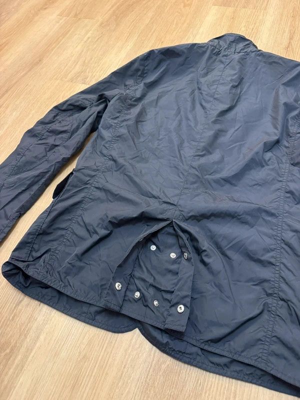 Moncler Moncler Aix Giacca Lightweight Navy Nylon Jacket Buttons 3 M Size US M / EU 48-50 / 2 - 16 Thumbnail