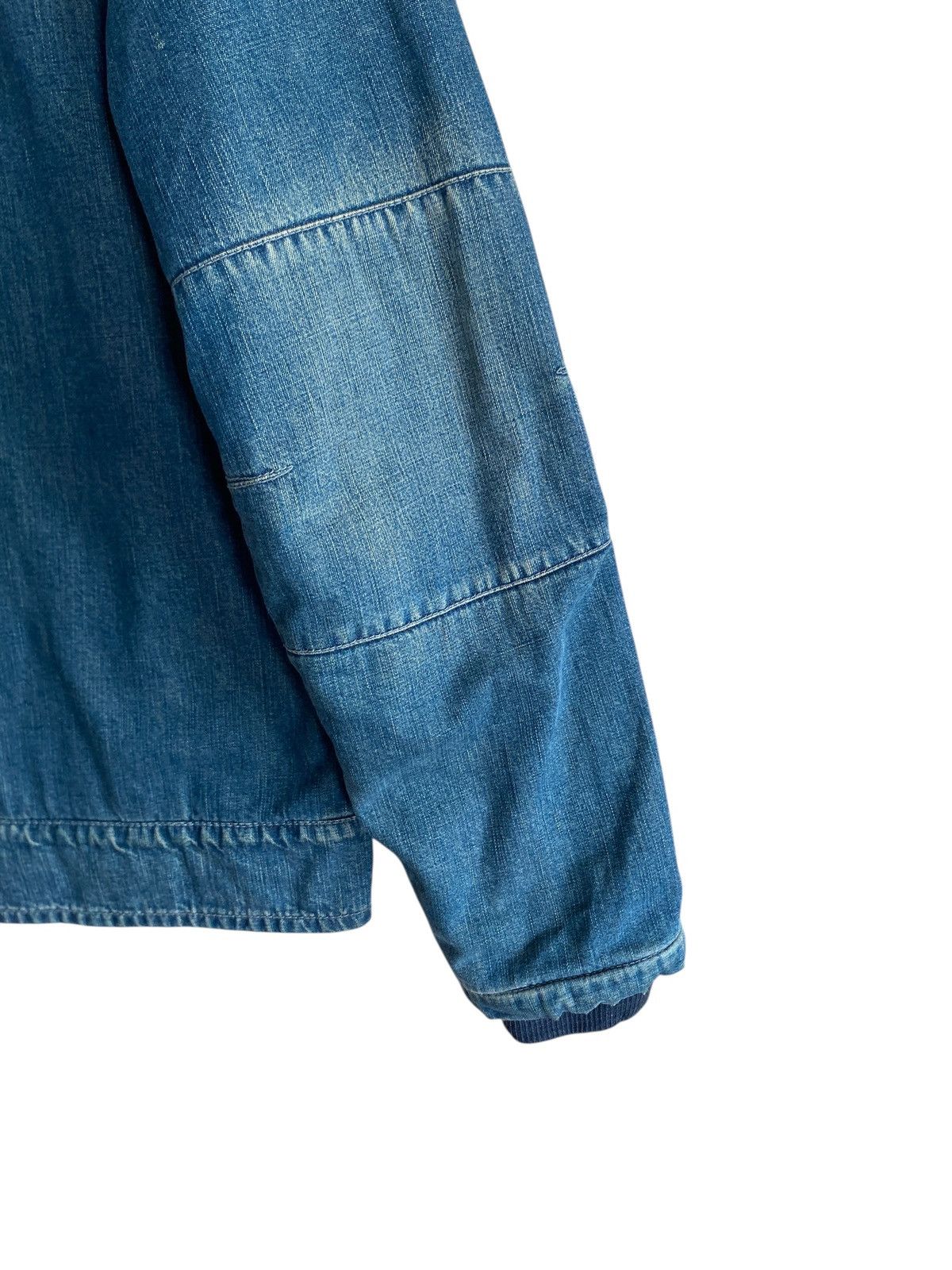 Johnbull Rare Vintage Japanese Brand Johnbull Fur Denim Jacket 1990s Size US L / EU 52-54 / 3 - 7 Thumbnail