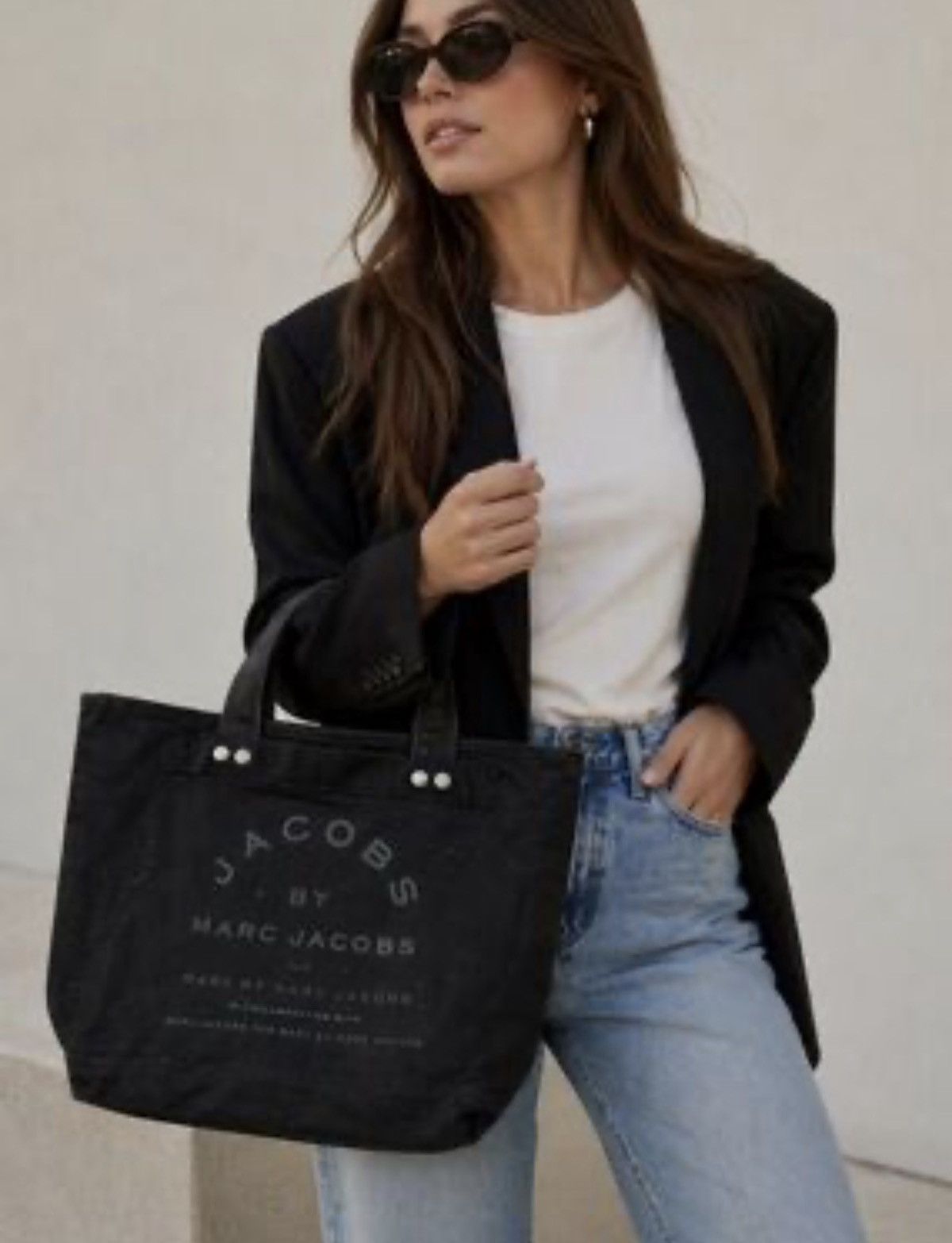 Marc by Marc Jacobs Marc by Marc Jacobs Canvas Totes Bag Leather Size ONE SIZE - 1 Thumbnail