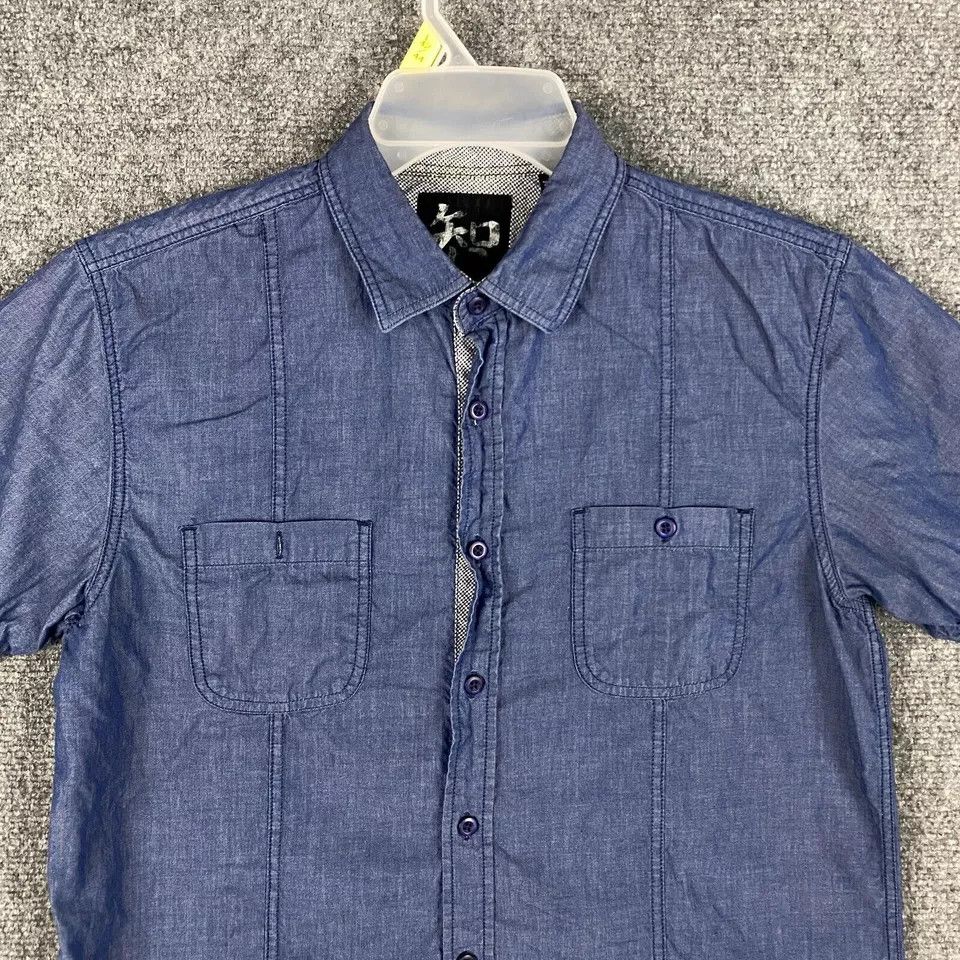 Wisdom of Age Age of Wisdom Button Up Shirt Men's Large Short Sleeve Size US L / EU 52-54 / 3 - 2 Thumbnail
