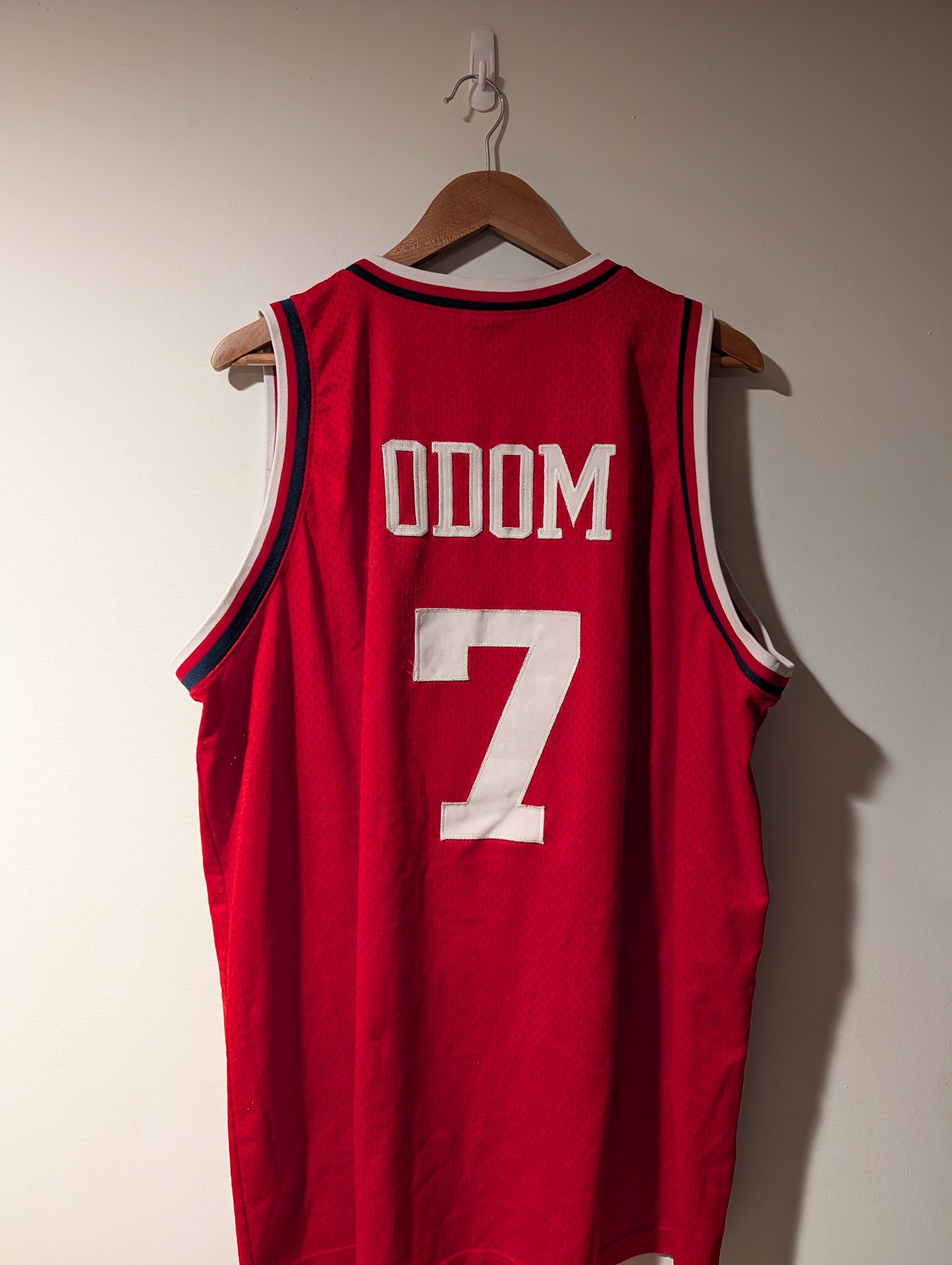 NBA Vintage Y2K LA Clippers Nike Lamar Odom Red NBA Jersey Size US XXL / EU 58 / 5 - 1 Thumbnail