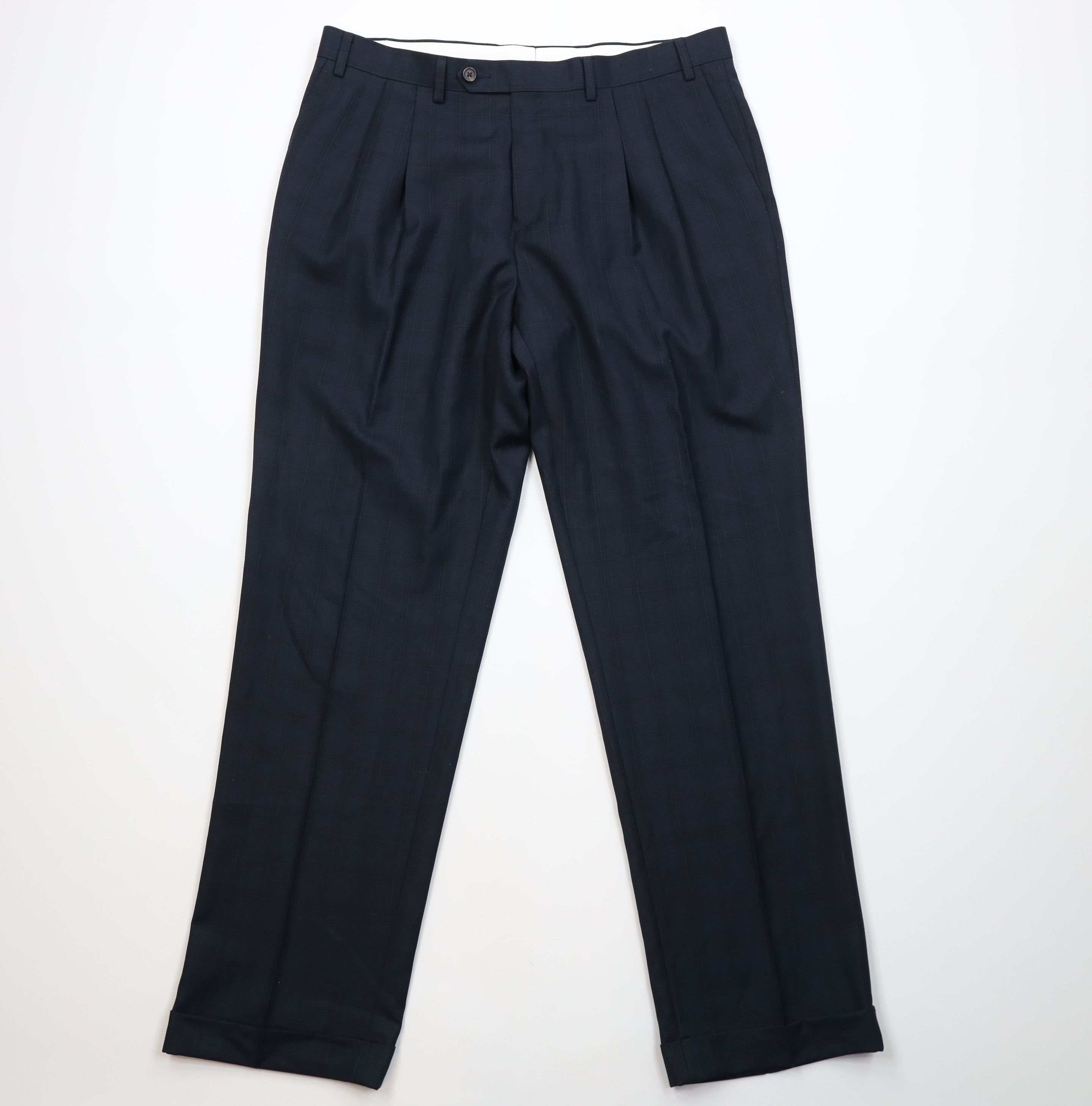 Ralph Lauren Vintage Ralph Lauren Blend Wide Leg Chino Pants Plaid Size US 36 / EU 52 - 1 Thumbnail