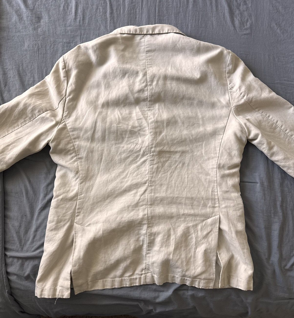 Liz Claiborne × Vintage Claiborne Blazer beige formal Size 42L - 3 Thumbnail