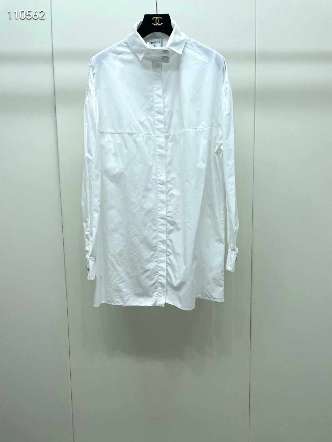 Chanel Chanel Diamond Buckle White Shirt Size XXS / US 00 / IT 34 - 1 Thumbnail