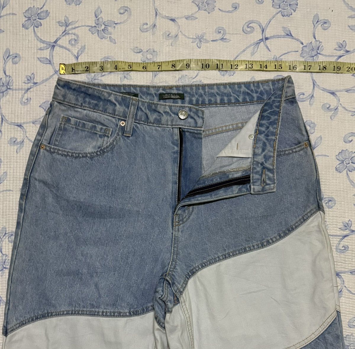 Other Wild Fable High Rise Relaxed Straight Streetwear Denim Size US 31 - 3 Thumbnail