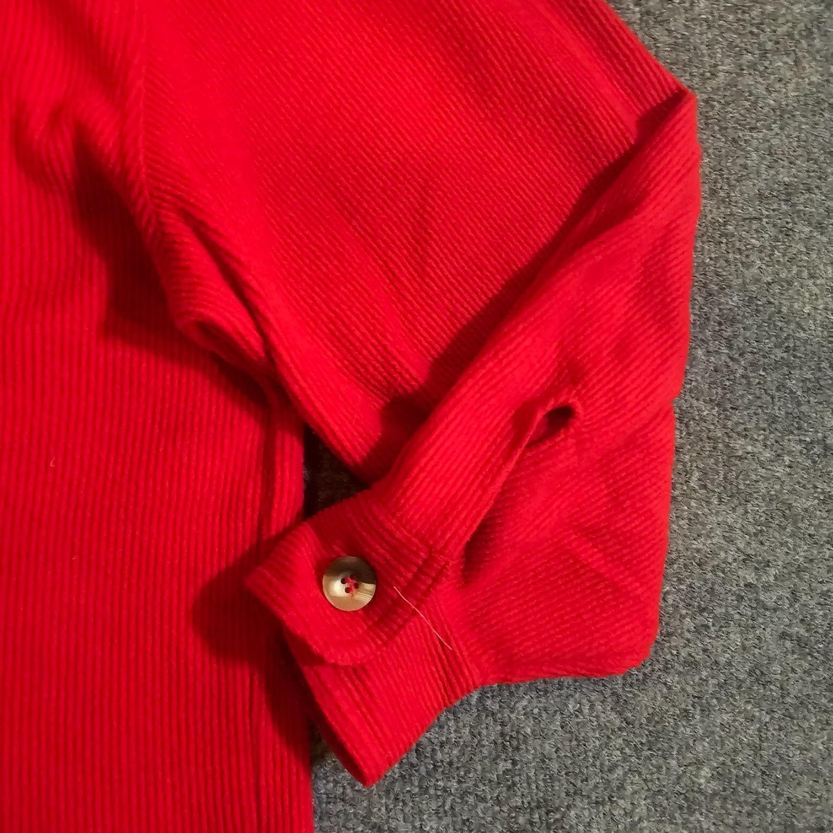 Express VINTAGE Express Shirt Womens M Red Oversized Tricot Flannel Casual 90s Button-Up Size M / US 6-8 / IT 42-44 - 5 Thumbnail