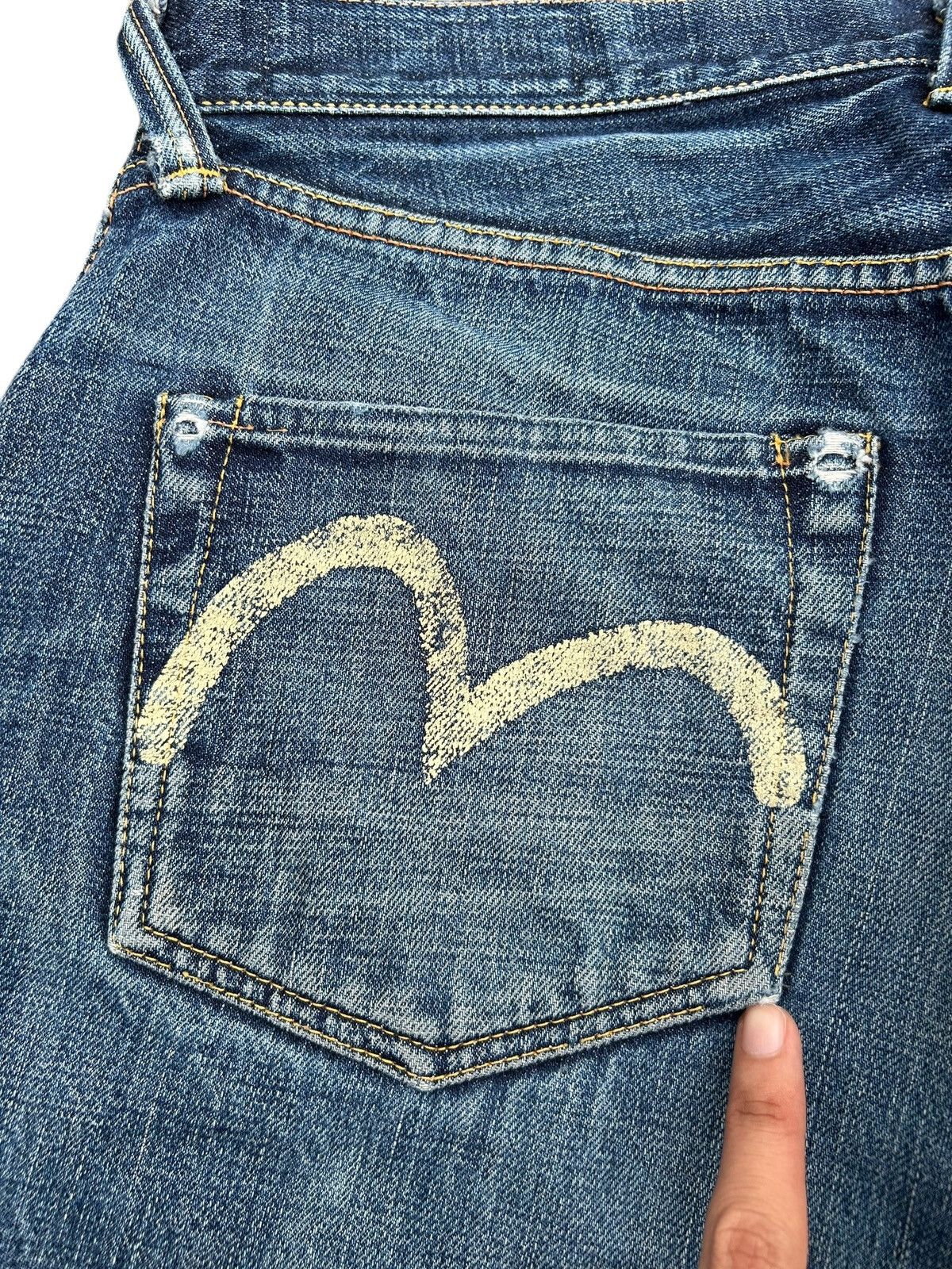 Evisu Vintage Evisu Selvedge Distressed Repair Denim Jeans Size US 33 - 13 Thumbnail