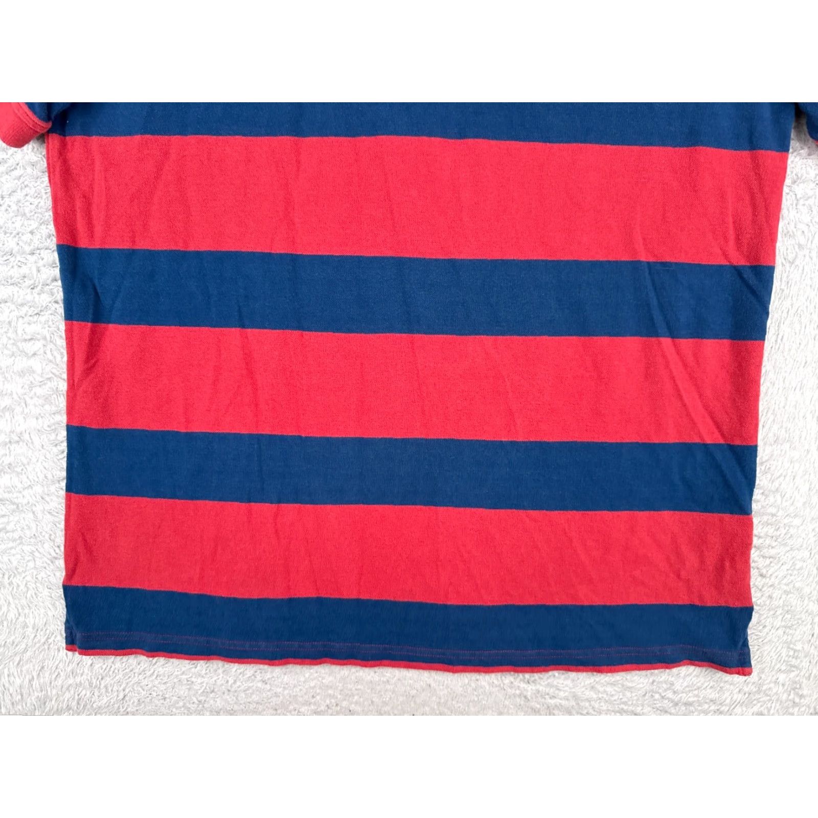 Tommy Hilfiger Tommy Hilfiger Polo Shirt Men 2XL Slim Fit Striped Cotton Blue Red Mens Size US XXL / EU 58 / 5 - 5 Thumbnail
