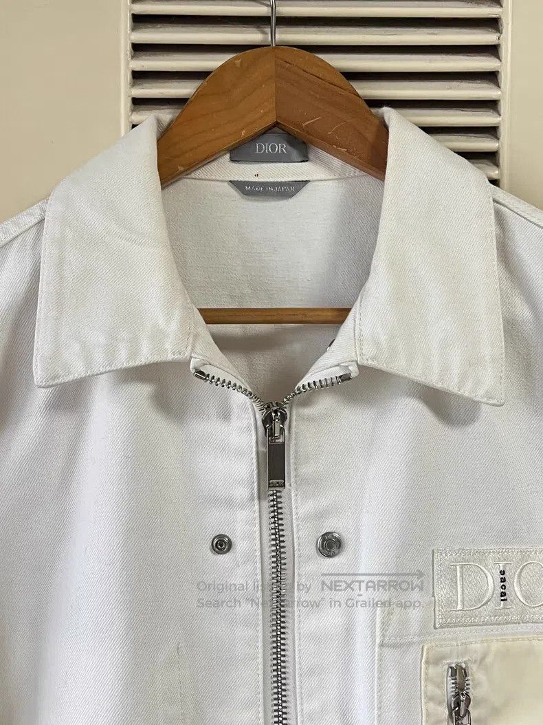 Dior Dior Co-branded white denim jacket Size US M / EU 48-50 / 2 - 3 Thumbnail